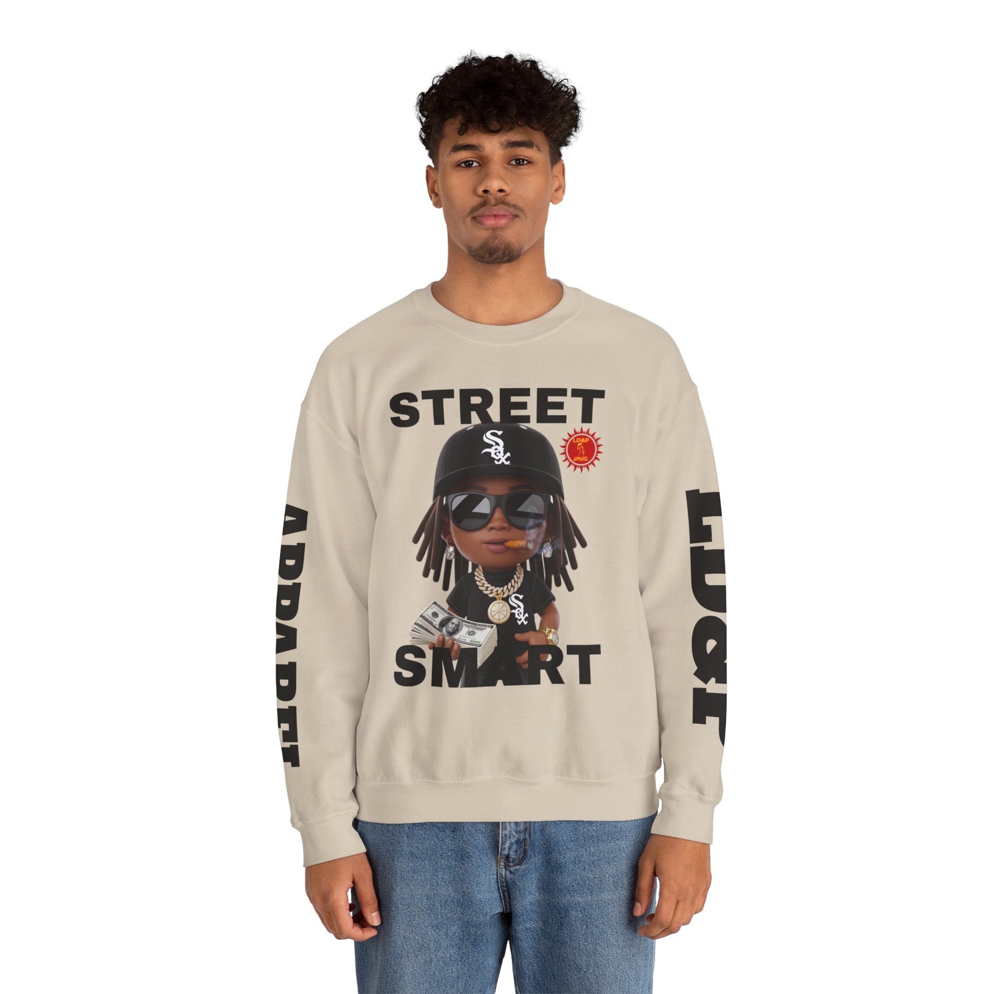Street Smart Crewneck Sweatshirt - Urban Casual Wear