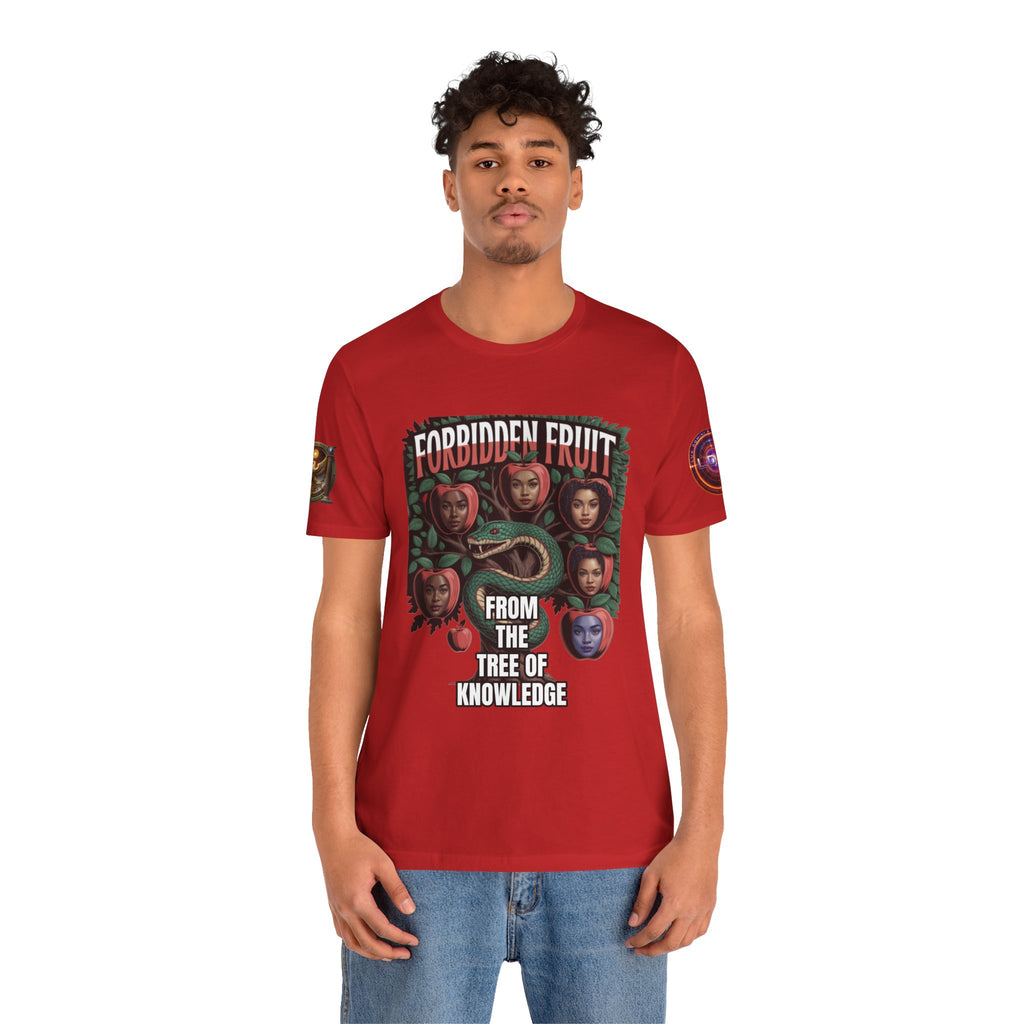 Short Sleeve Tee - Tree of Knowledge Forbidden Fruit Design