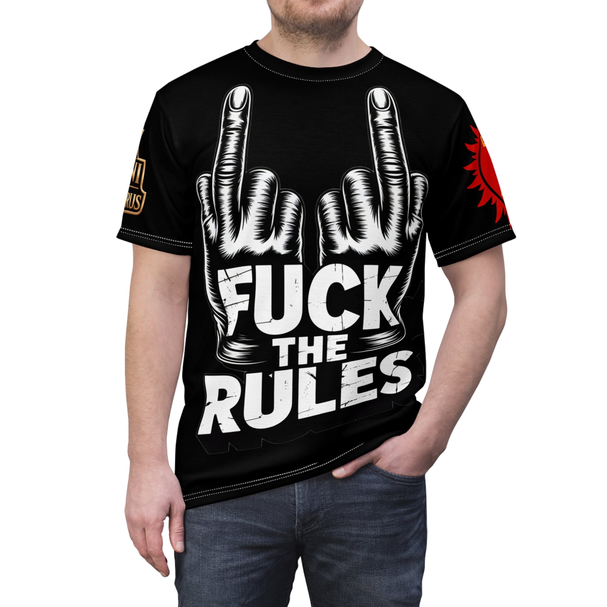 Fuck The Rules Unisex Cut & Sew Tee