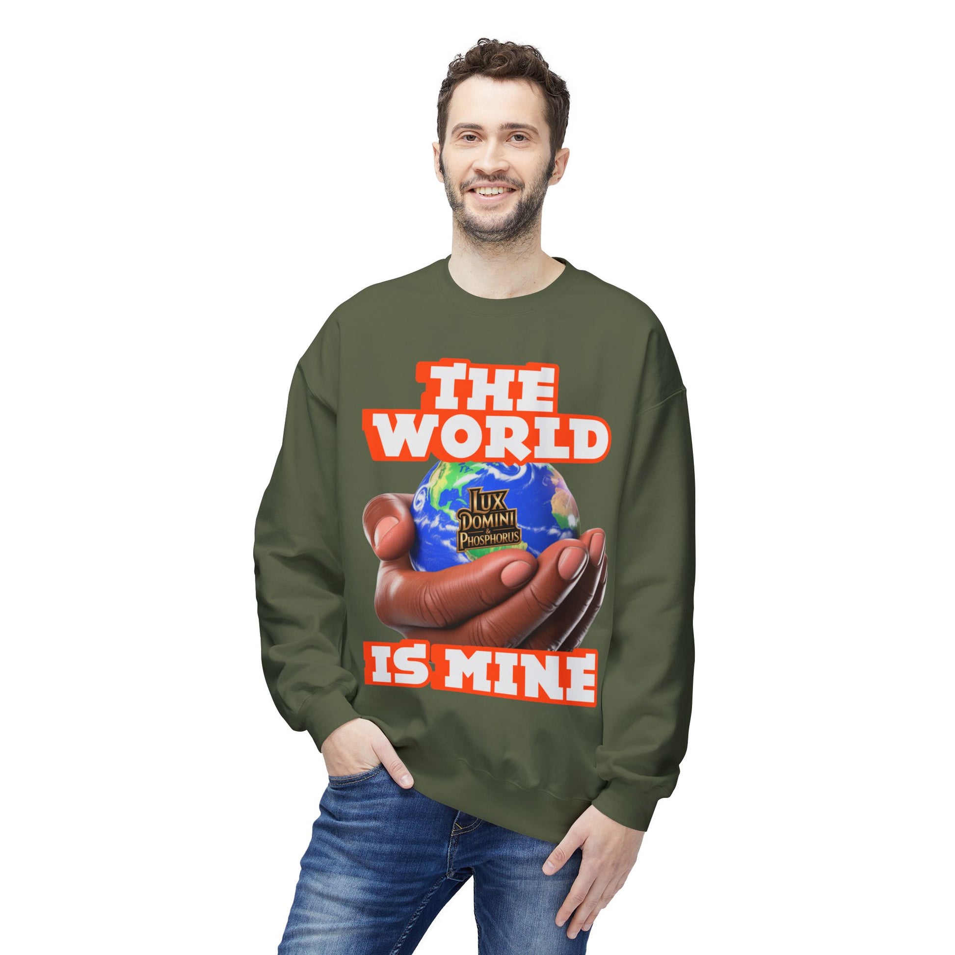 "The World Is Mine" Crewneck Sweatshirt