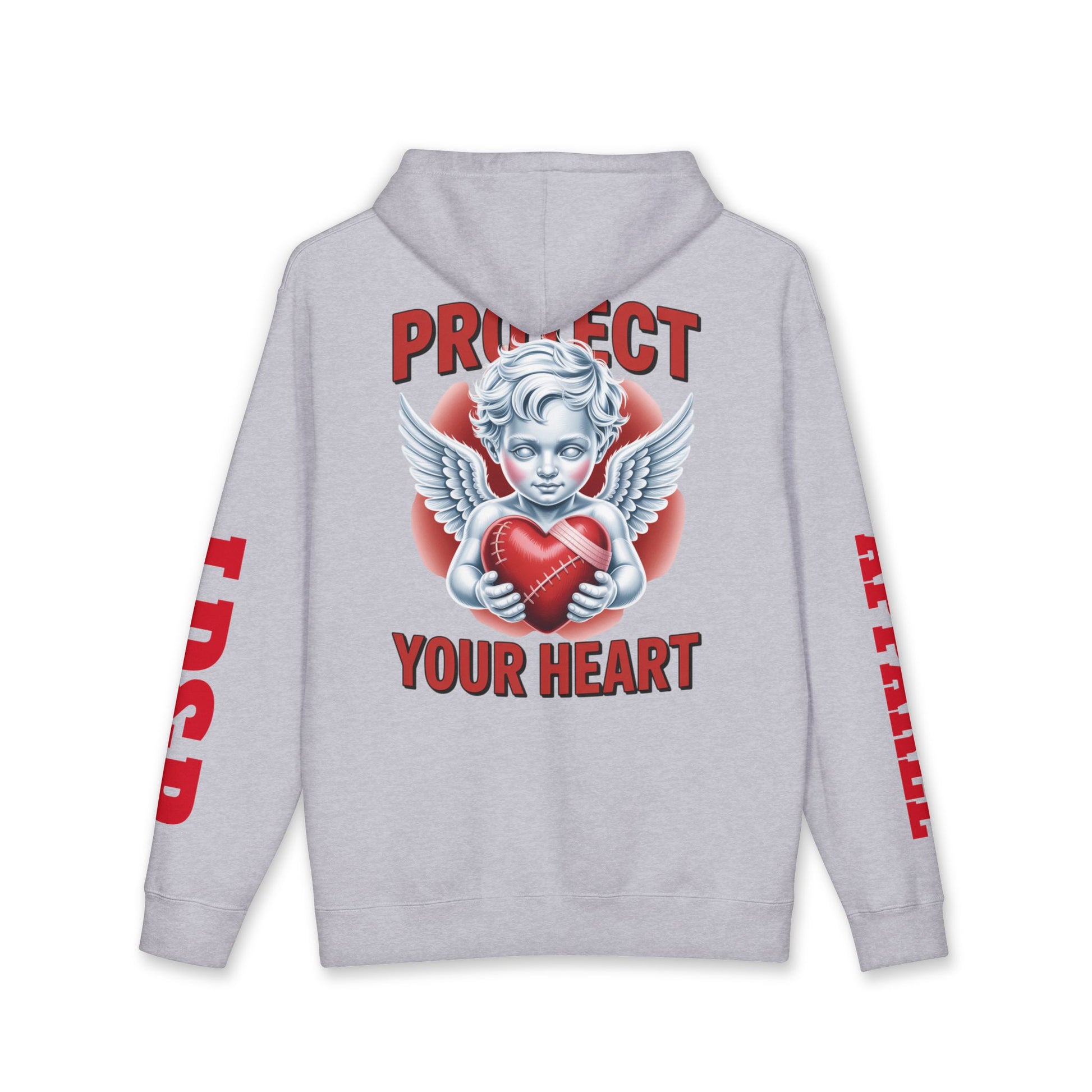 Hooded Sweatshirt - 'protect your heart' Bold Graphic Design