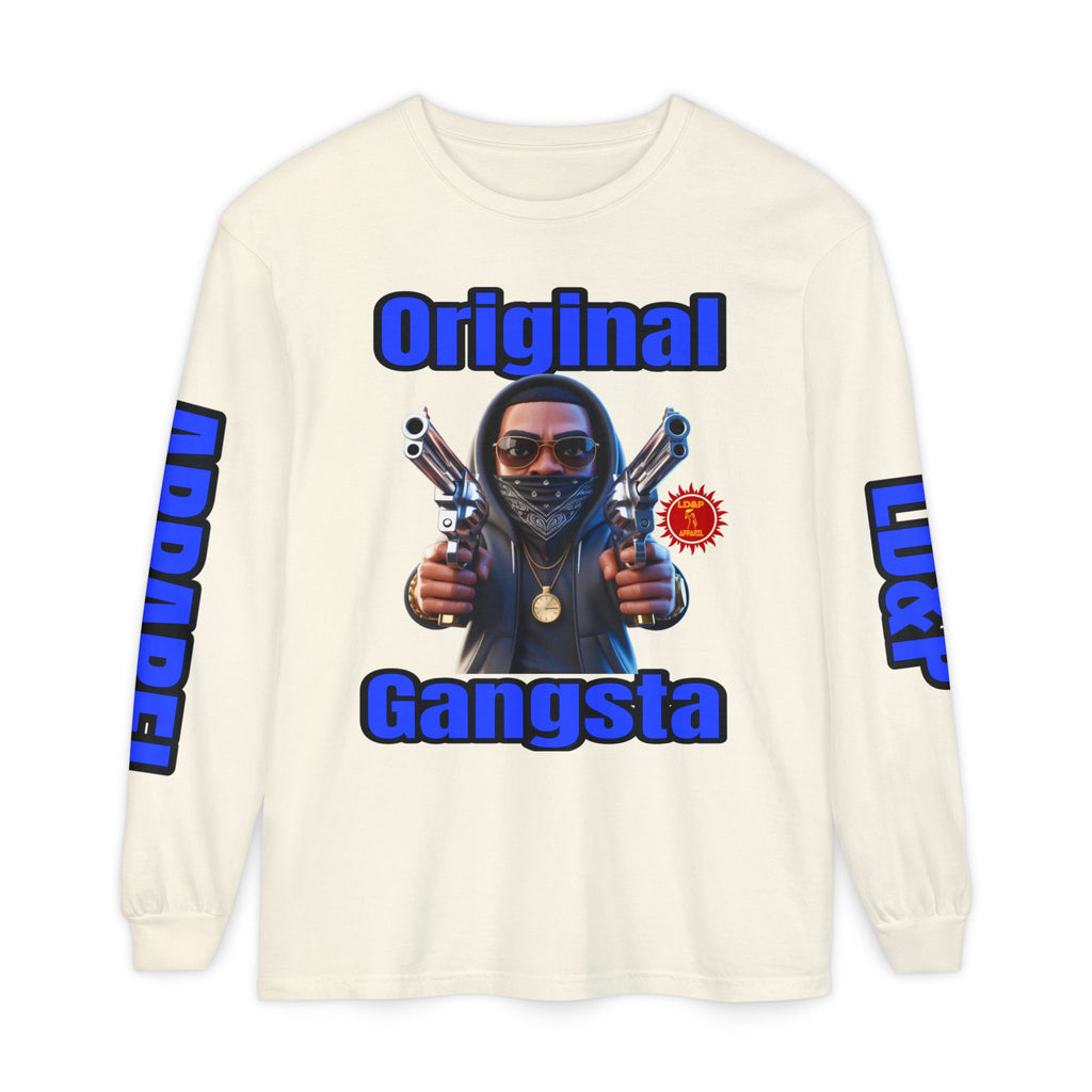 Long Sleeve T-Shirt Original Gangsta LD&amp;P Apparel Design