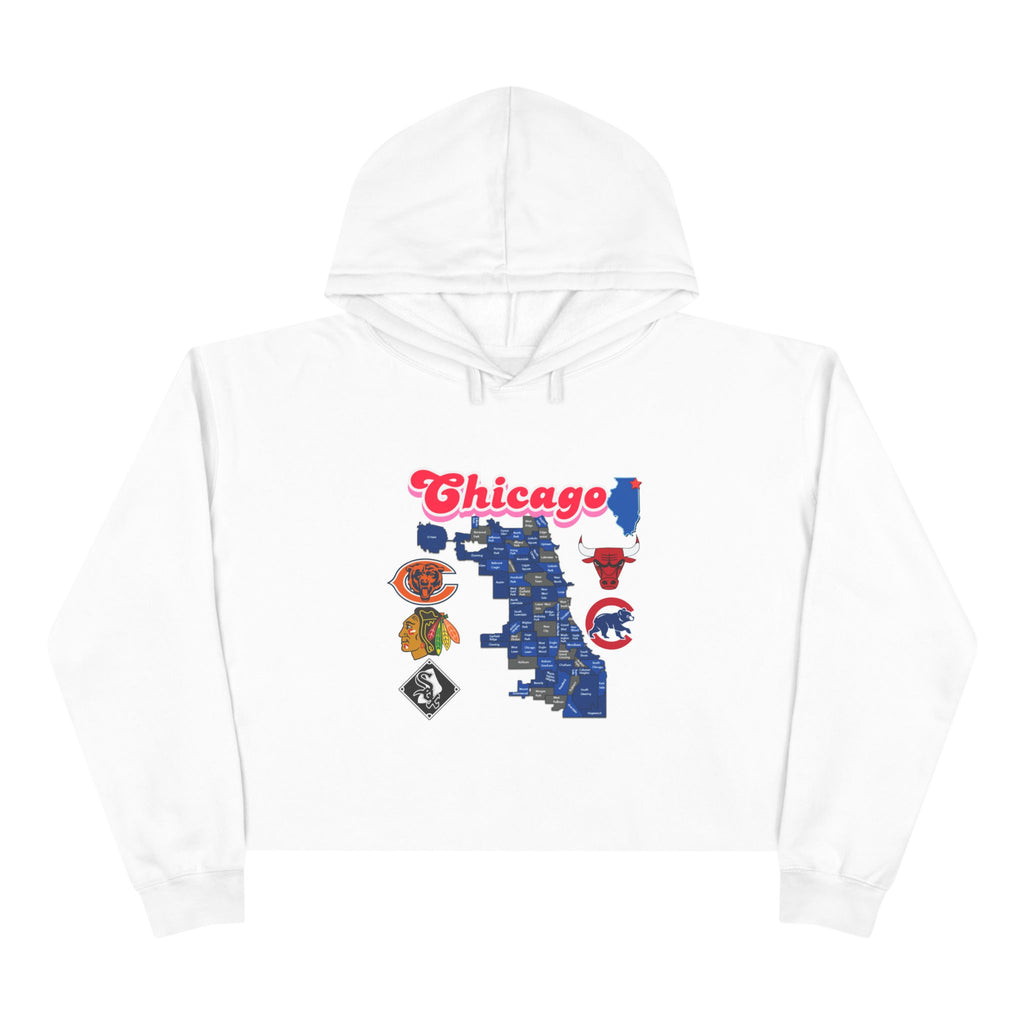 Chicago Crop Hoodie