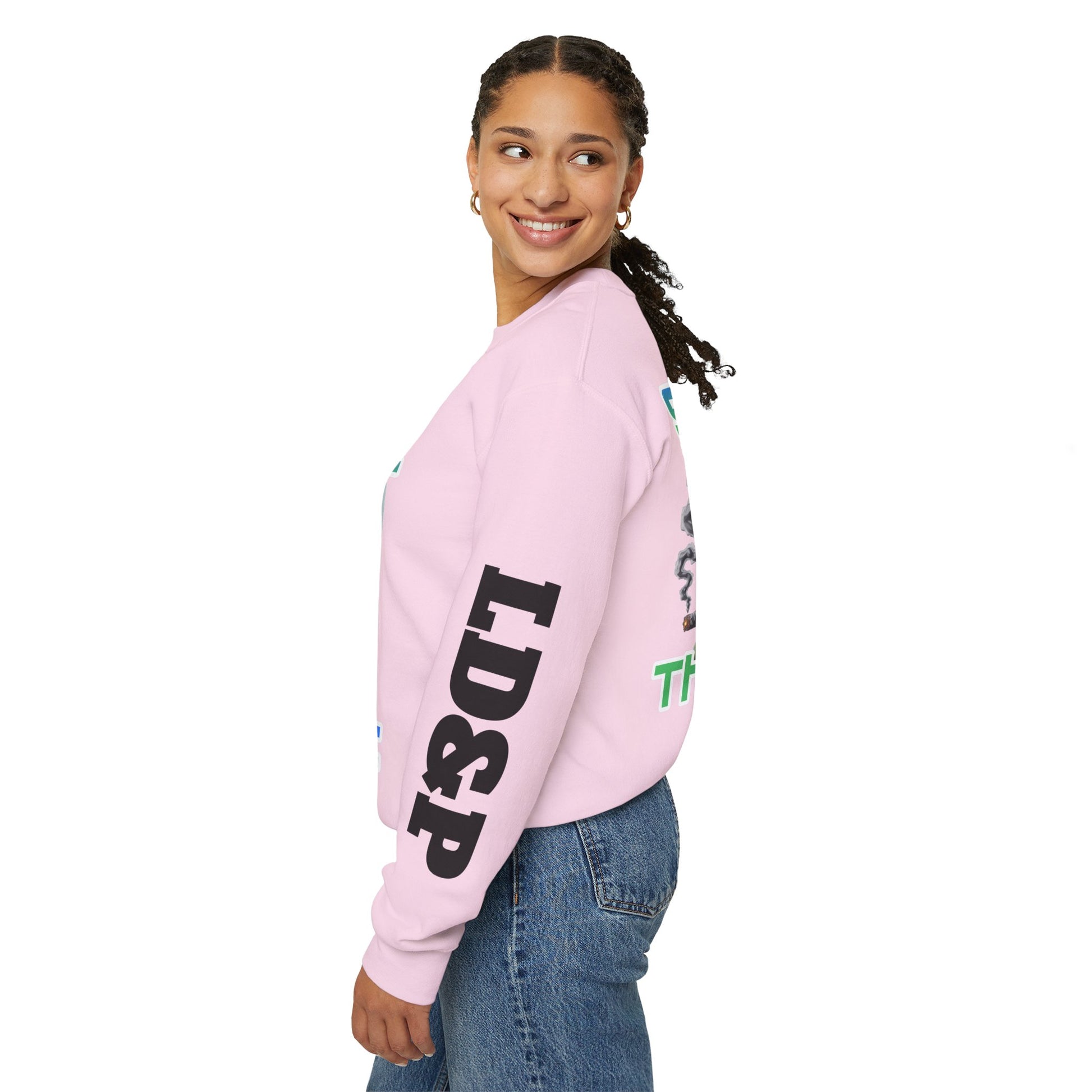 Crewneck Sweatshirt - Smoke That LD&P APPAREL Design