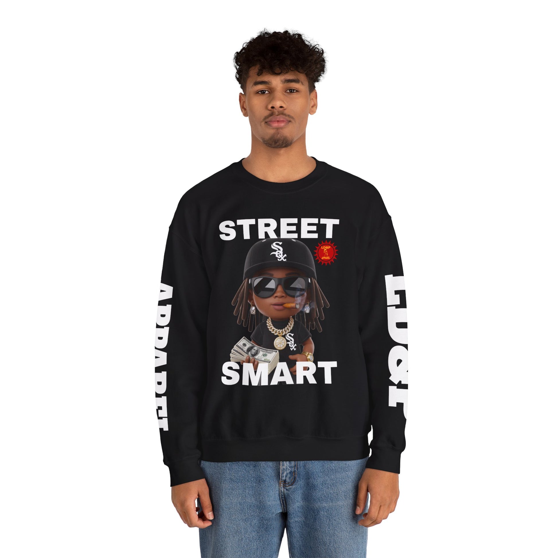 Street Smart Crewneck Sweatshirt - Urban Casual Wear
