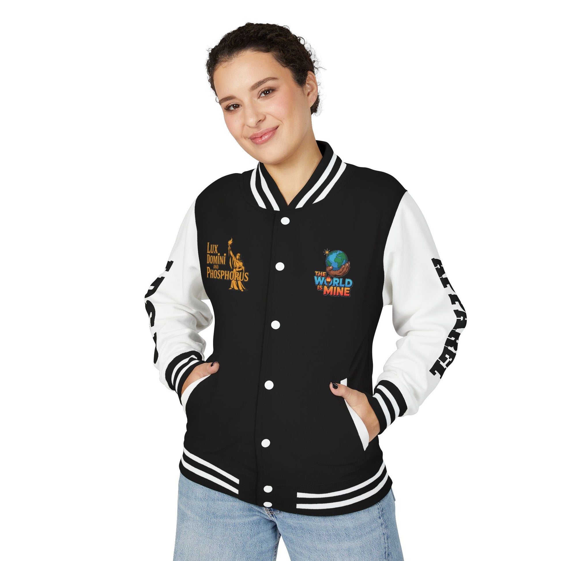 Letterman Jacket - The World is Mine LD&P APPAREL Design