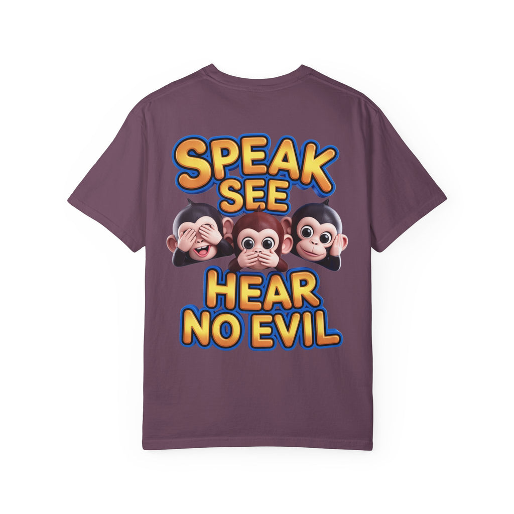 Graphic T-Shirt Speak See Hear No Evil