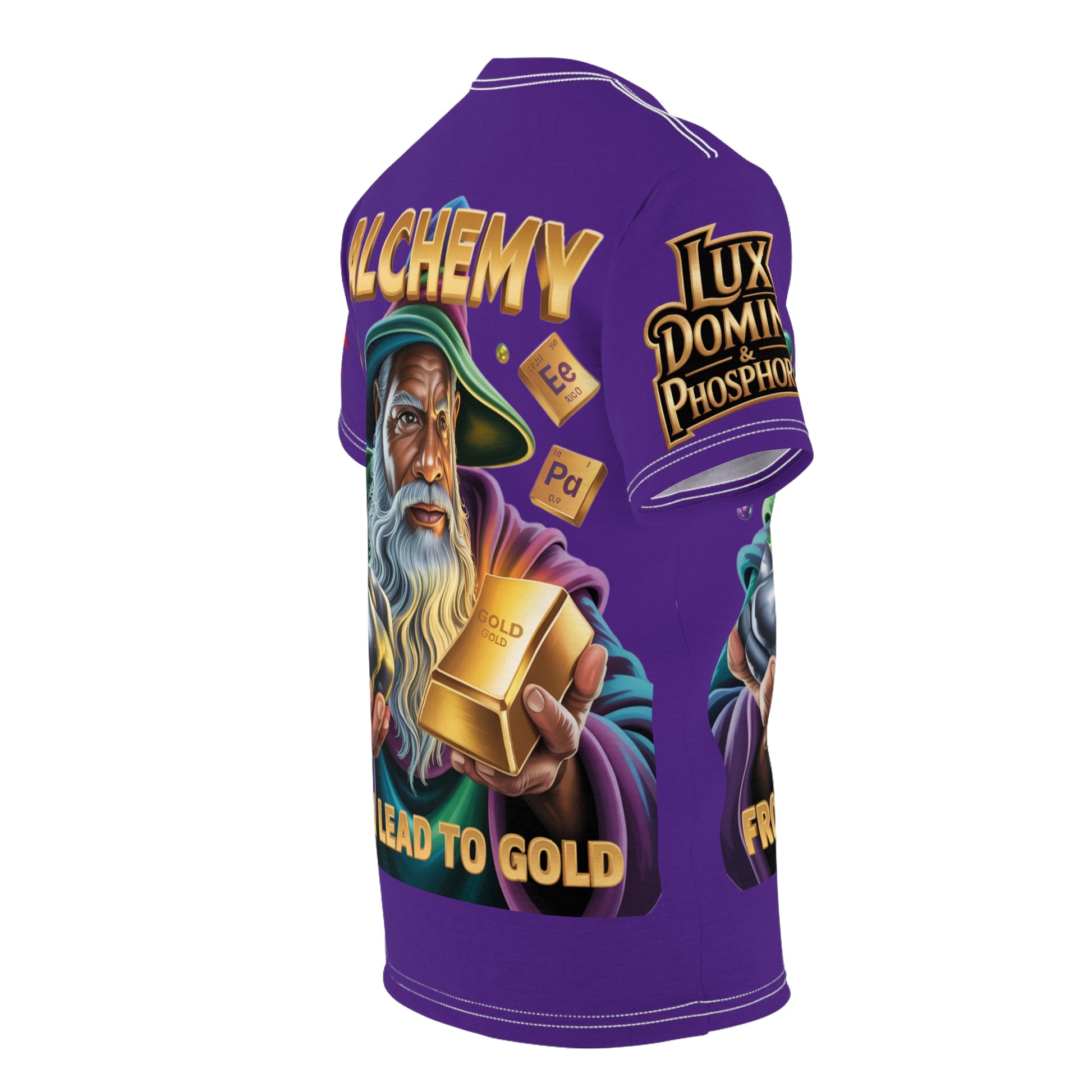 Alchemy Unisex Cut & Sew Tee purple