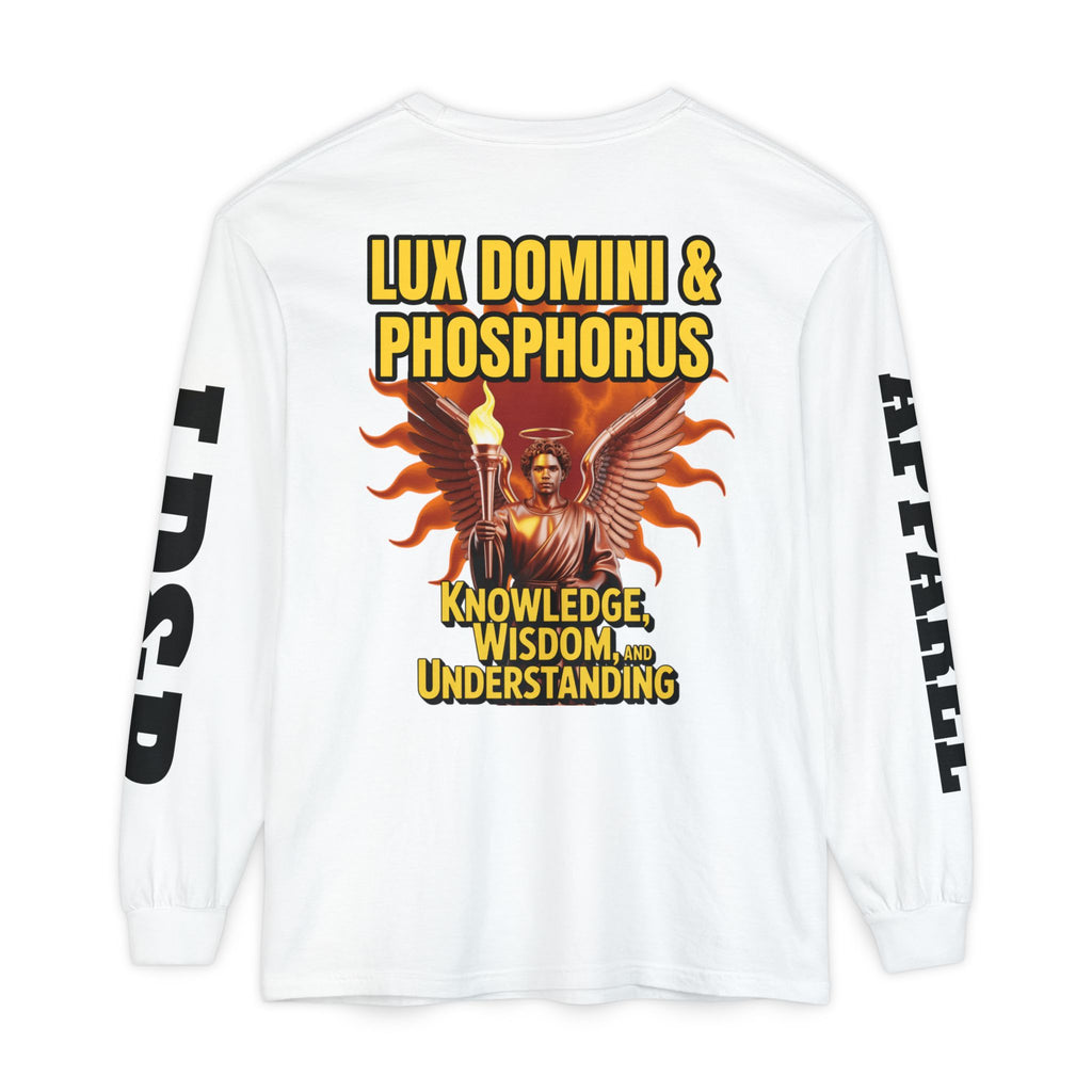 Long Sleeve T-Shirt LD&P Apparel Knowledge Wisdom Understanding Design