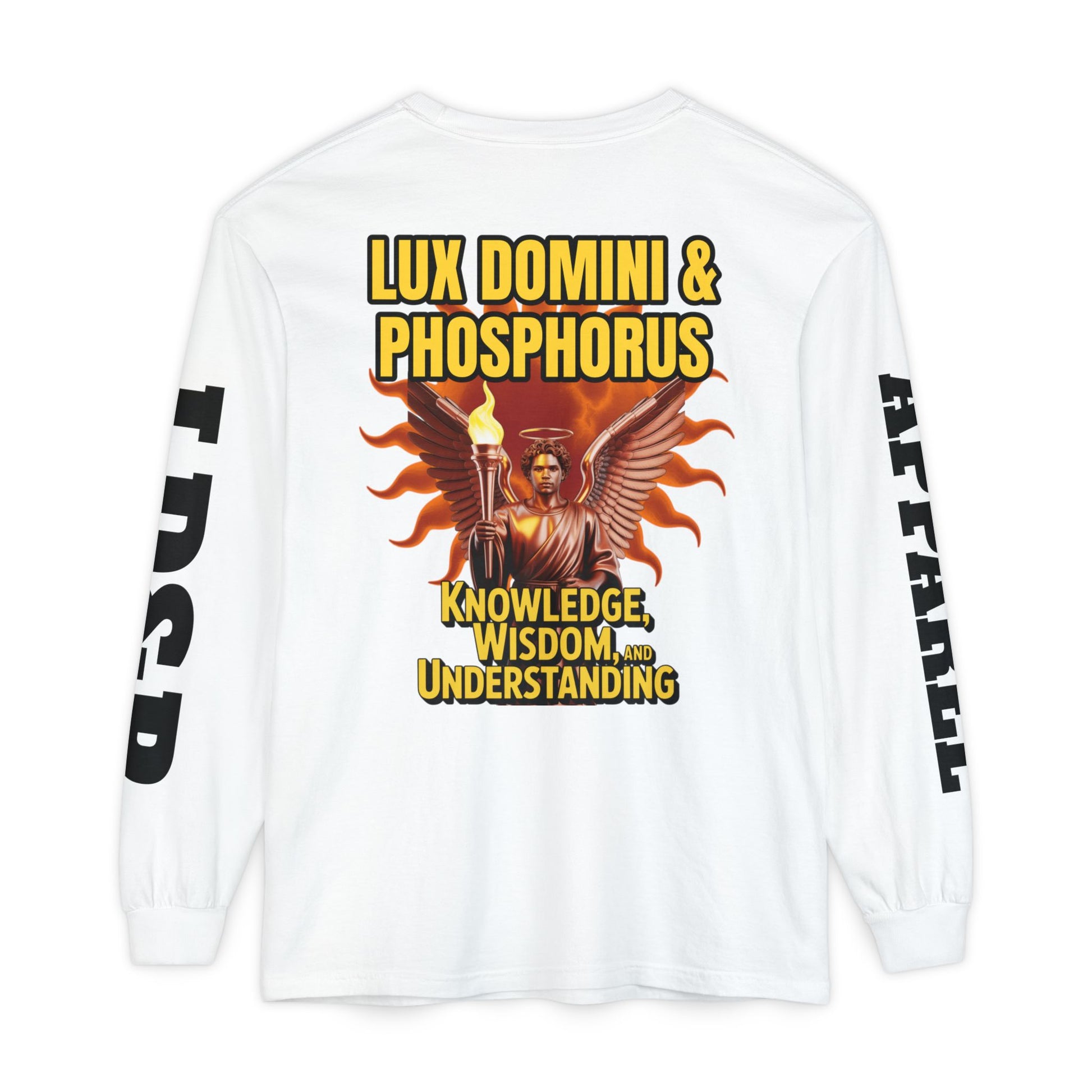 Long Sleeve T-Shirt LD&P Apparel Knowledge Wisdom Understanding Design
