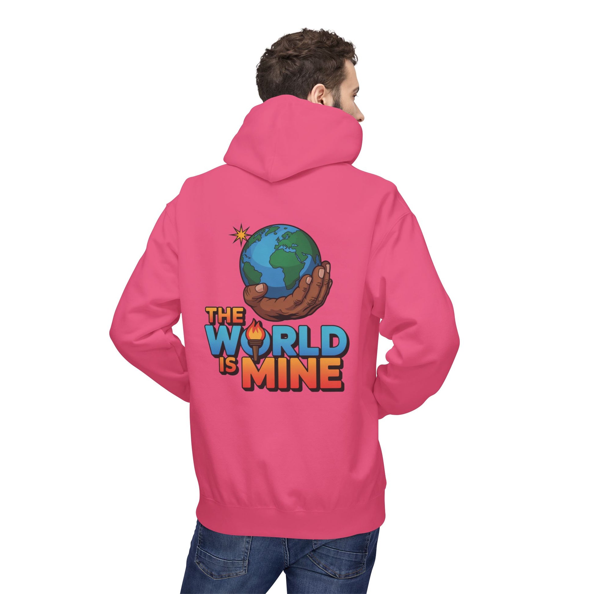 Hoodie Lux Domini and Phosphorus Design The World is Mine