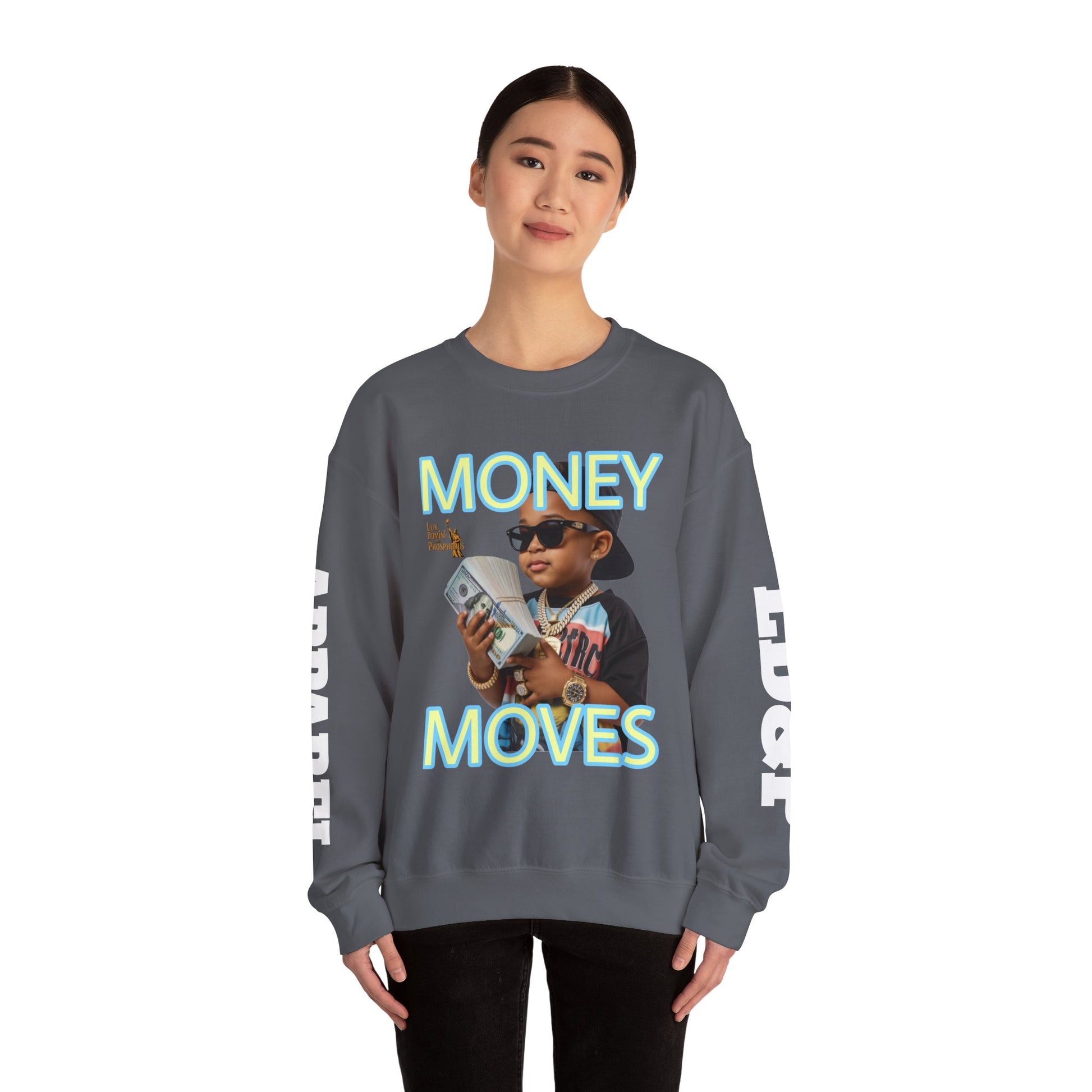 Money Moves Unisex Sweatshirt - LD&P APPAREL