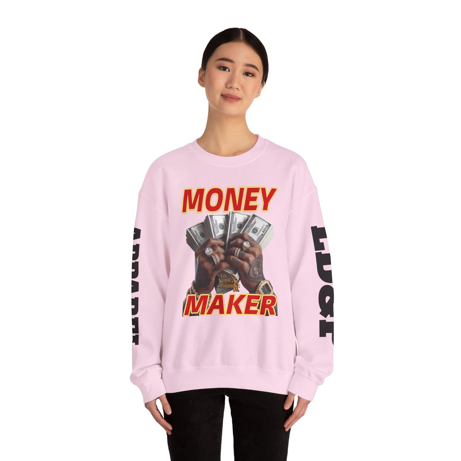 Money Maker Unisex Sweatshirt - LD&P APPAREL Design