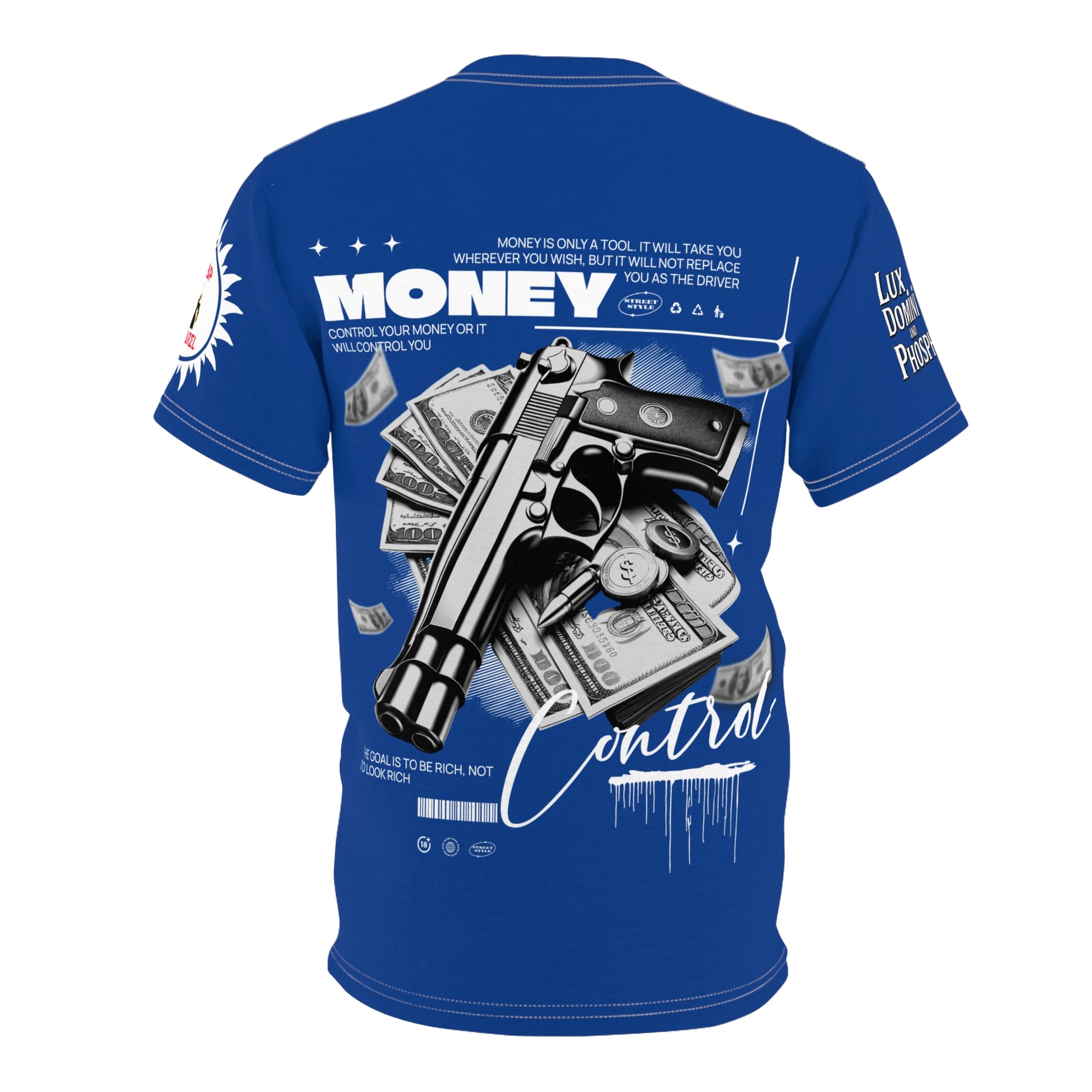 Money Control Graphic Tee LD&P APPAREL BLUE
