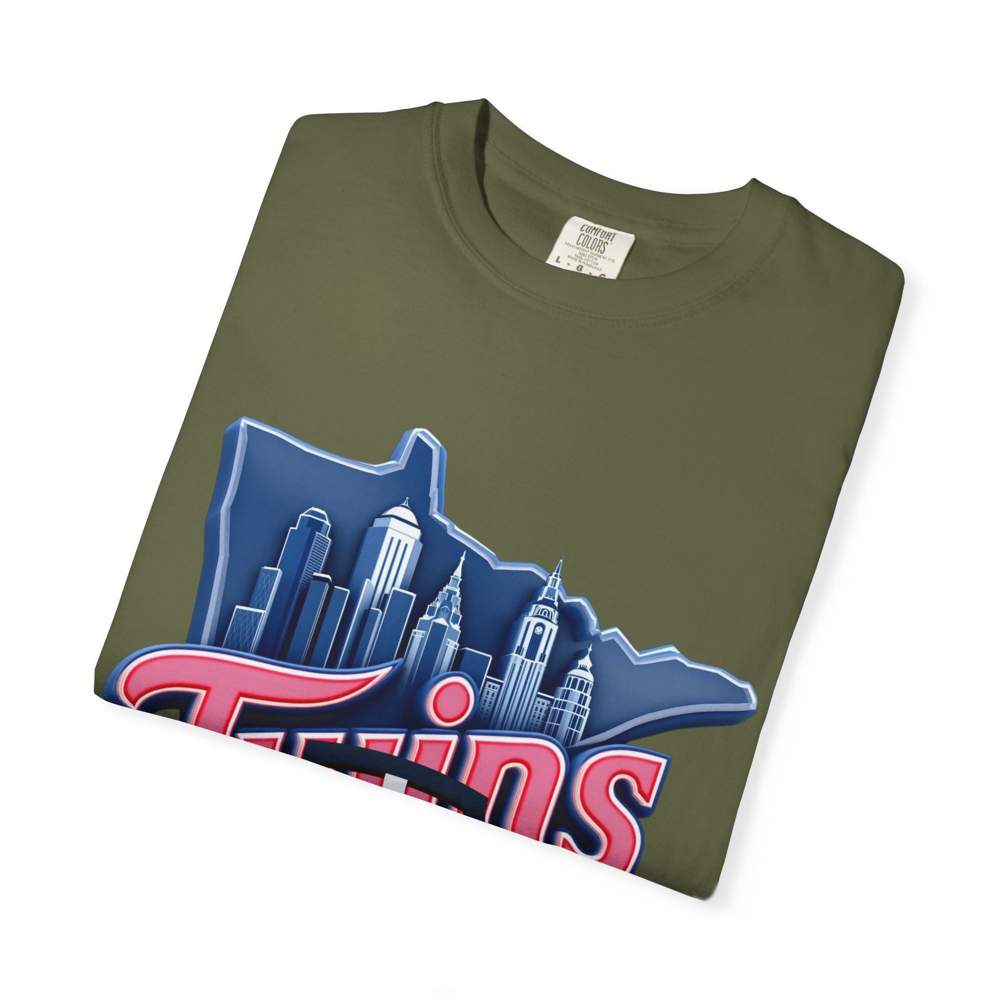 Twin City Unisex T-Shirt, Sporty Tee for Fans, Garment-Dyed Shirt, Perfect for Game Day, Show Your Team Spirit!