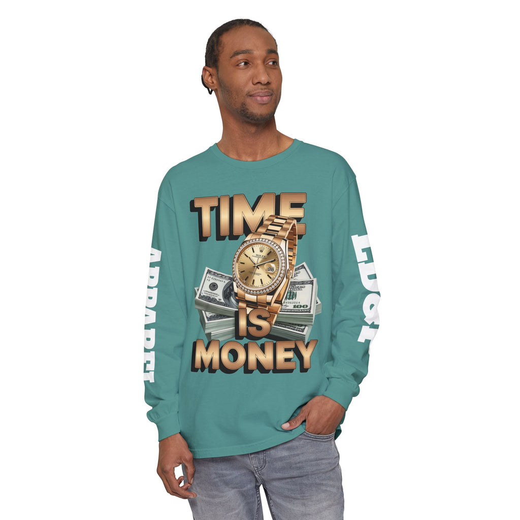 Long Sleeve T-Shirt Time is MONEY Design