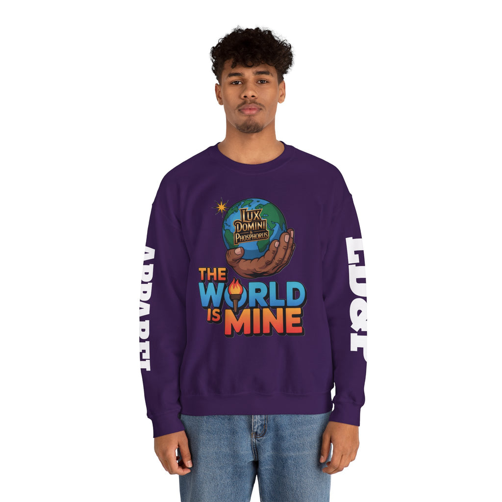 Graphic Sweatshirt - The World Is Mine LD&P APPAREL Design