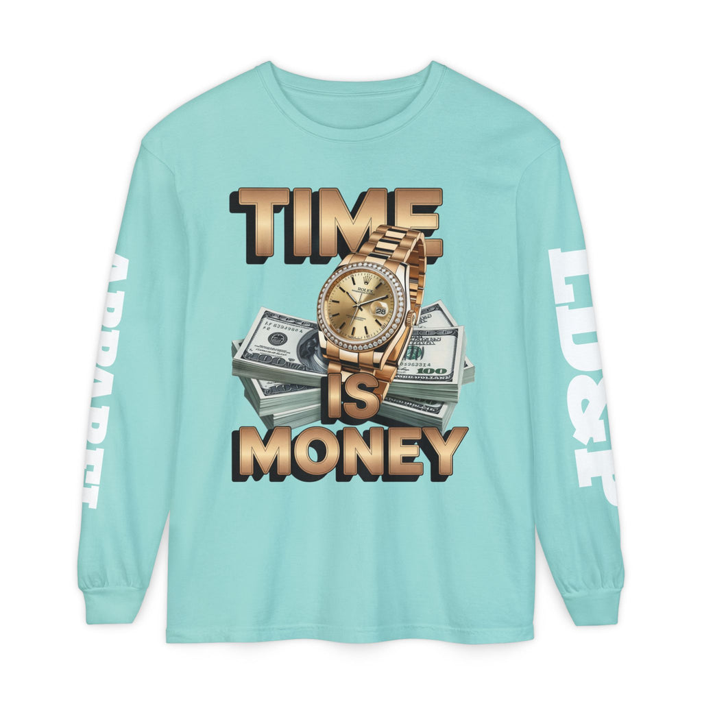 Long Sleeve T-Shirt Time is MONEY Design