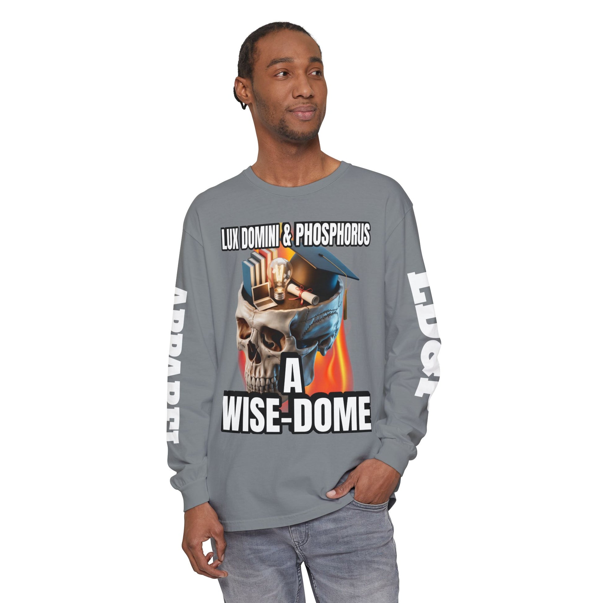 'A Wise-Dome' LD&P APPAREL Long Sleeve Tee