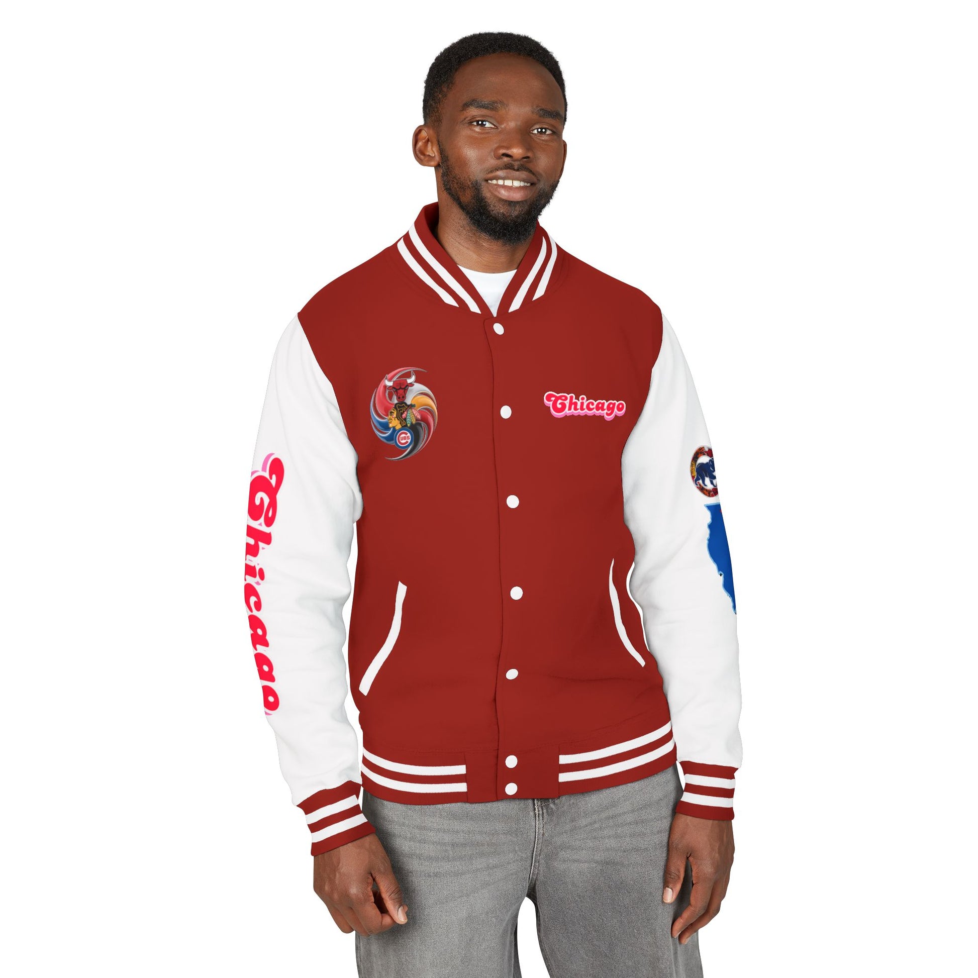 Letterman Jacket Chicago Design