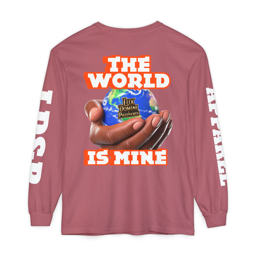 The World Is Mine Design Long Sleeve T-Shirt LD&P APPAREL DESIGN