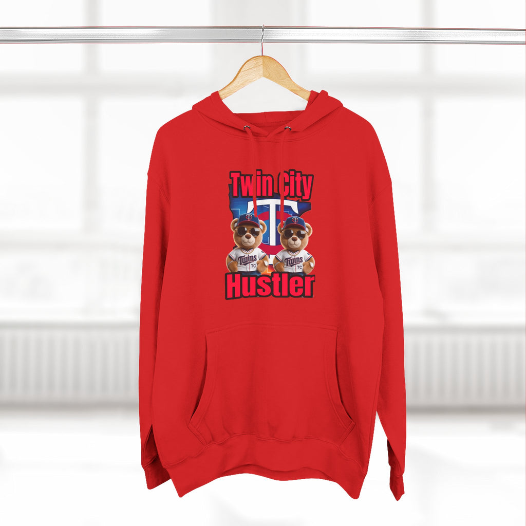 Fleece Hoodie Twin City HUSTLER Design
