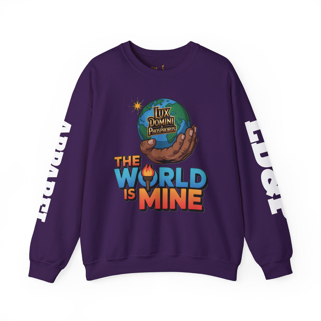 Graphic Sweatshirt - The World Is Mine LD&P APPAREL Design