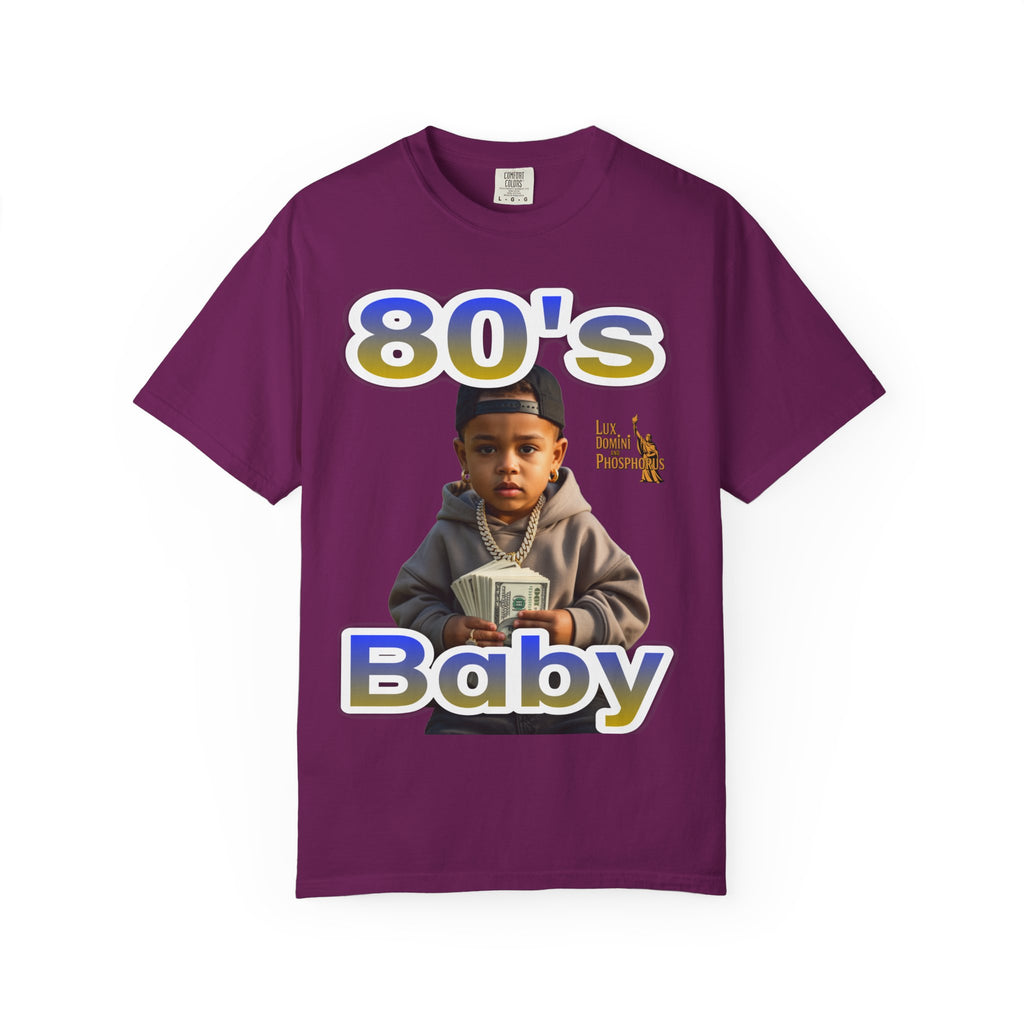 80s Baby Unisex Garment-Dyed T-shirt - LD&P APPAREL