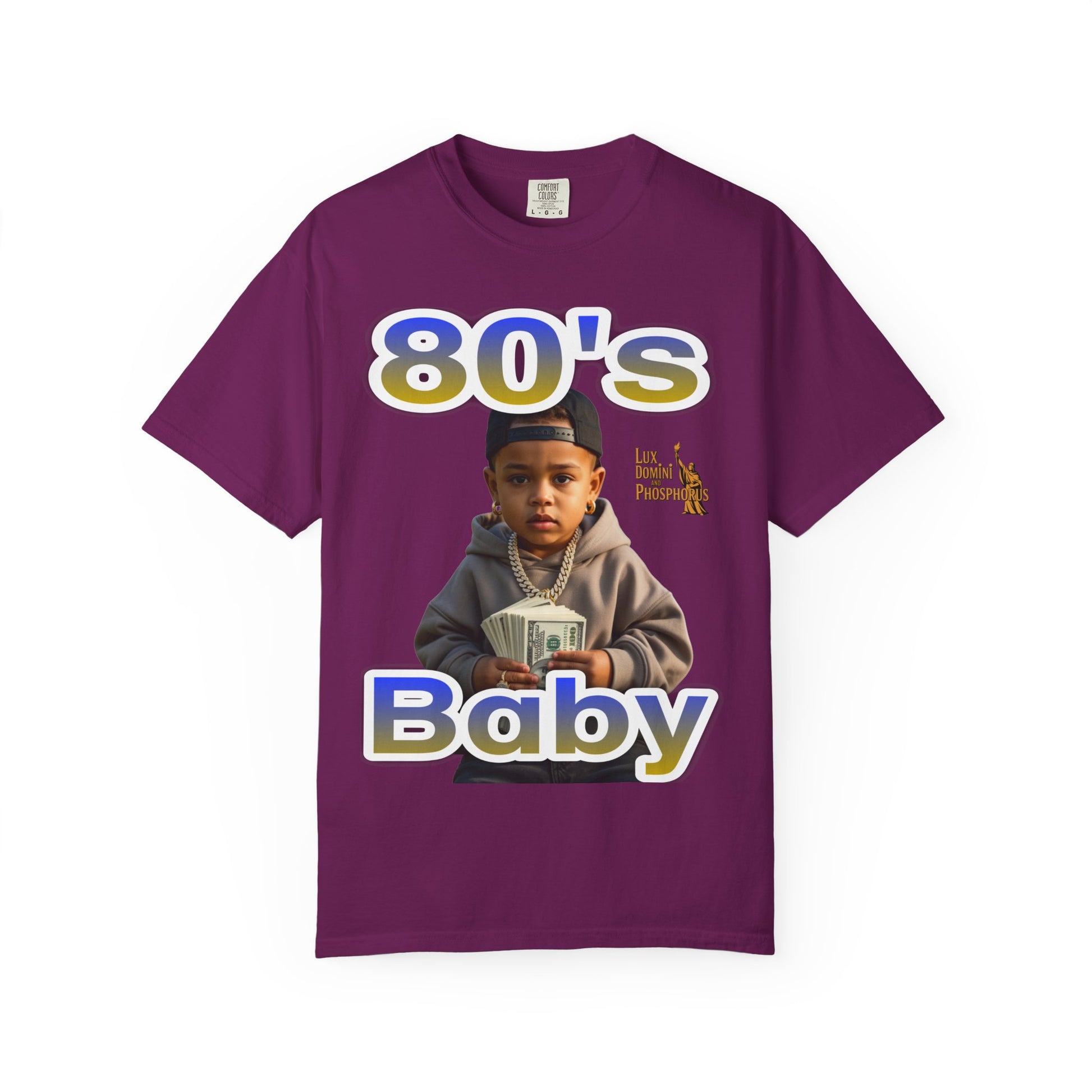 80s Baby Unisex Garment-Dyed T-shirt - LD&P APPAREL
