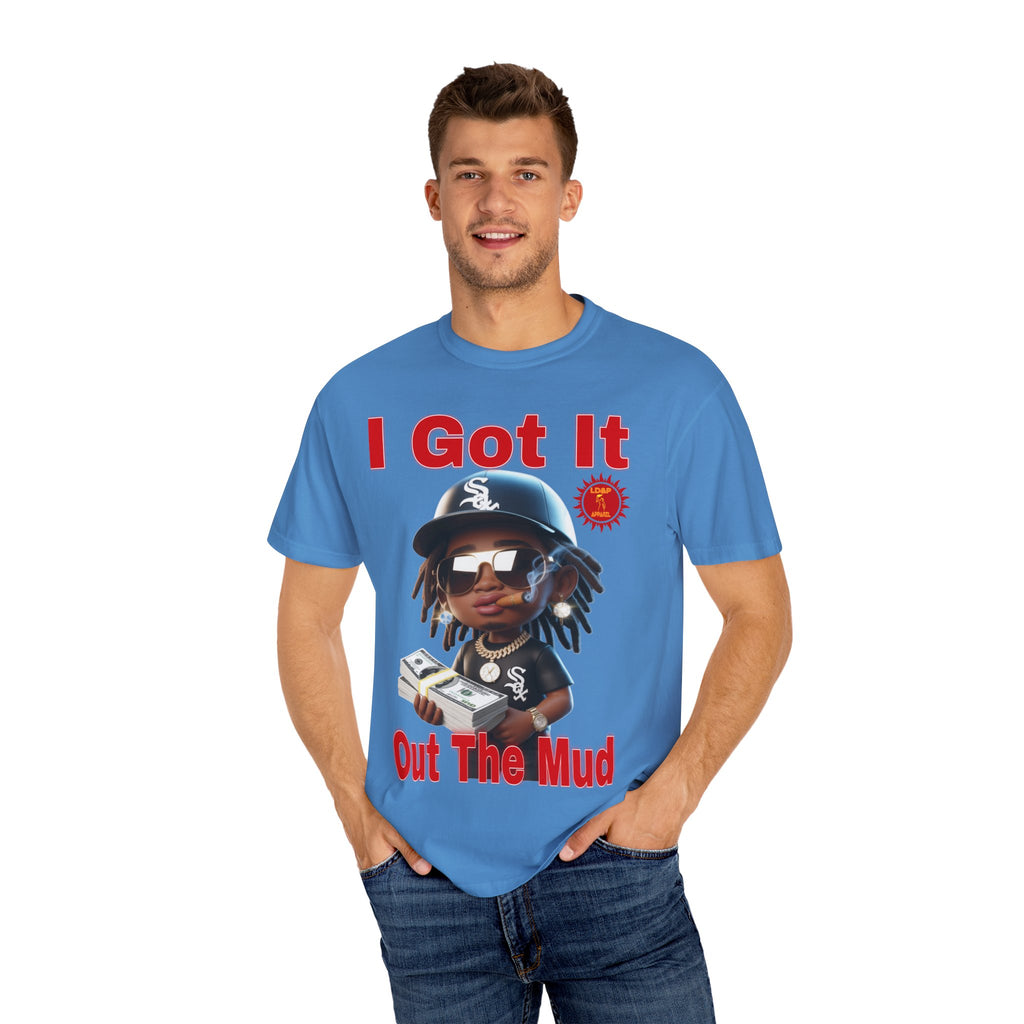 T-Shirt Out The Mud Hustler - Unisex Garment-Dyed