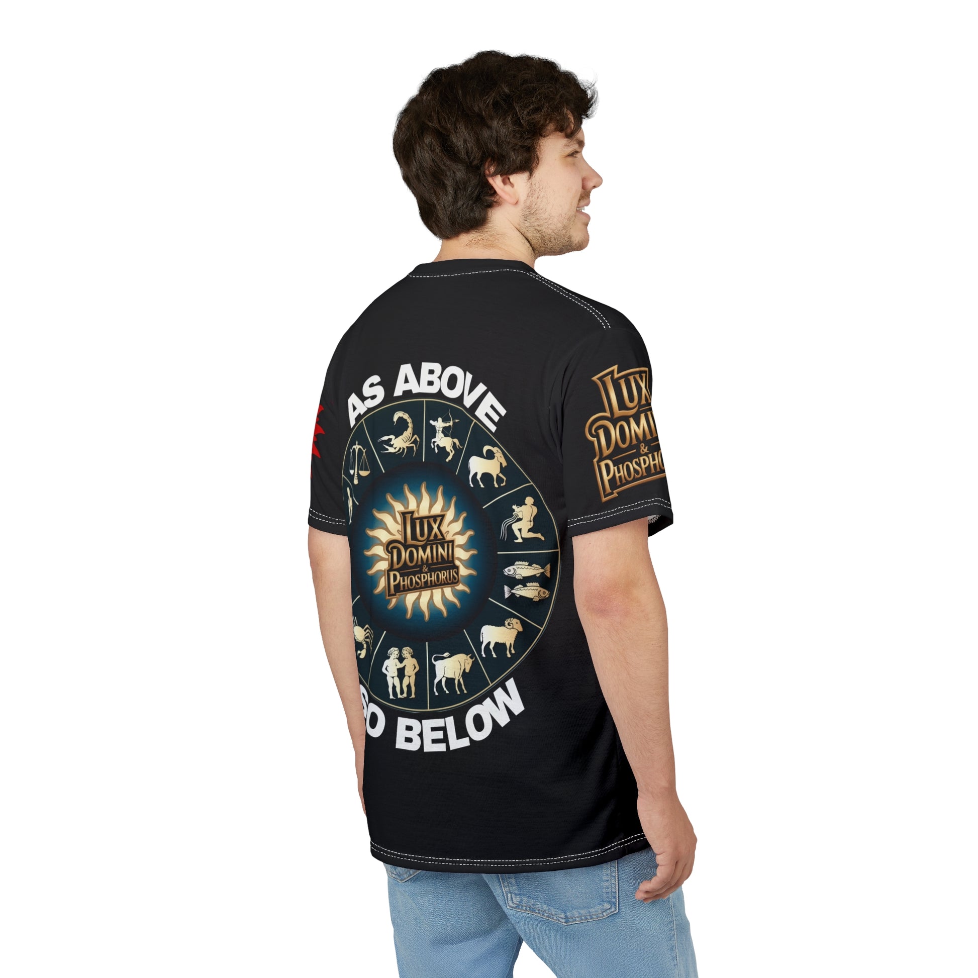 As Above So Below Unisex Cut & Sew Tee