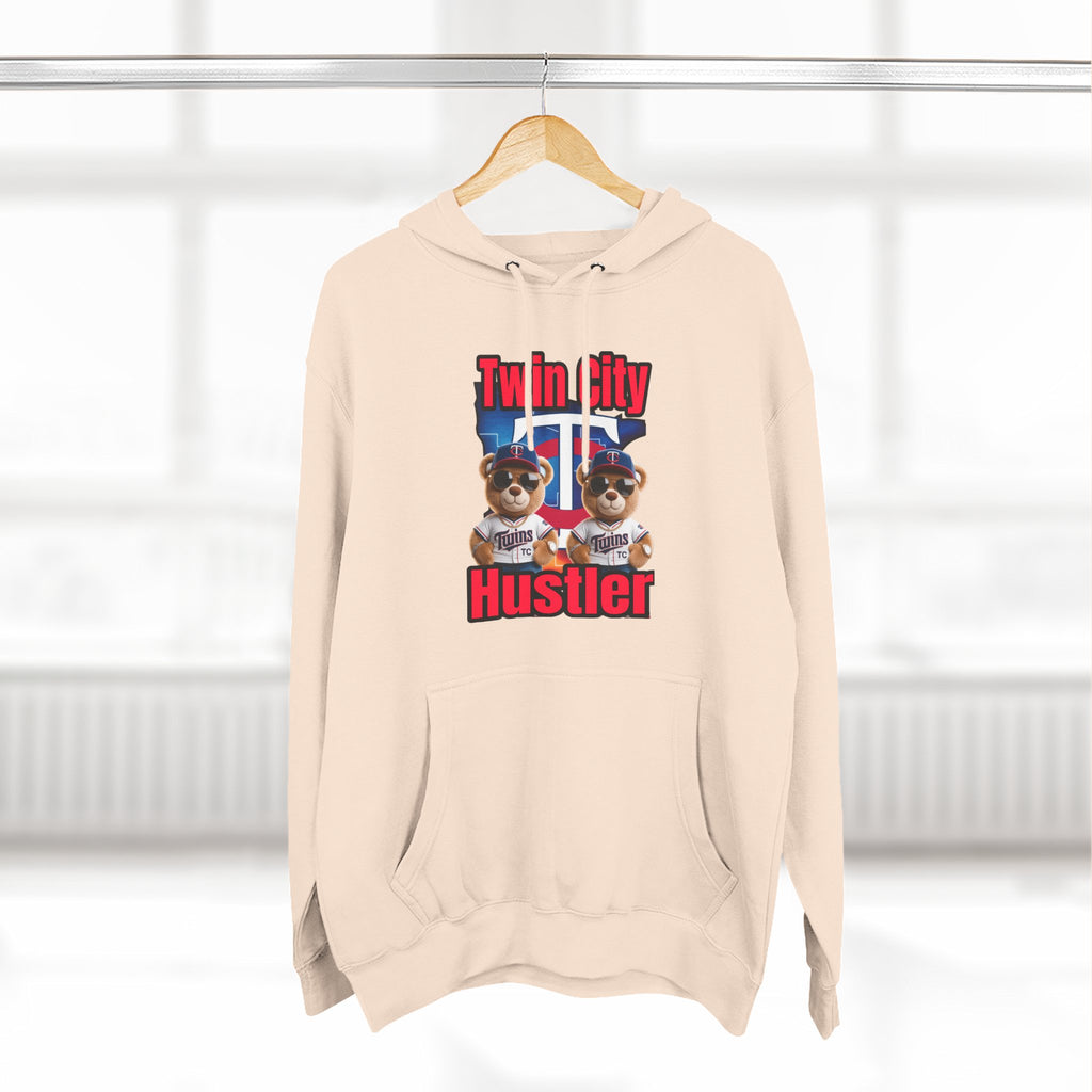 Fleece Hoodie Twin City HUSTLER Design