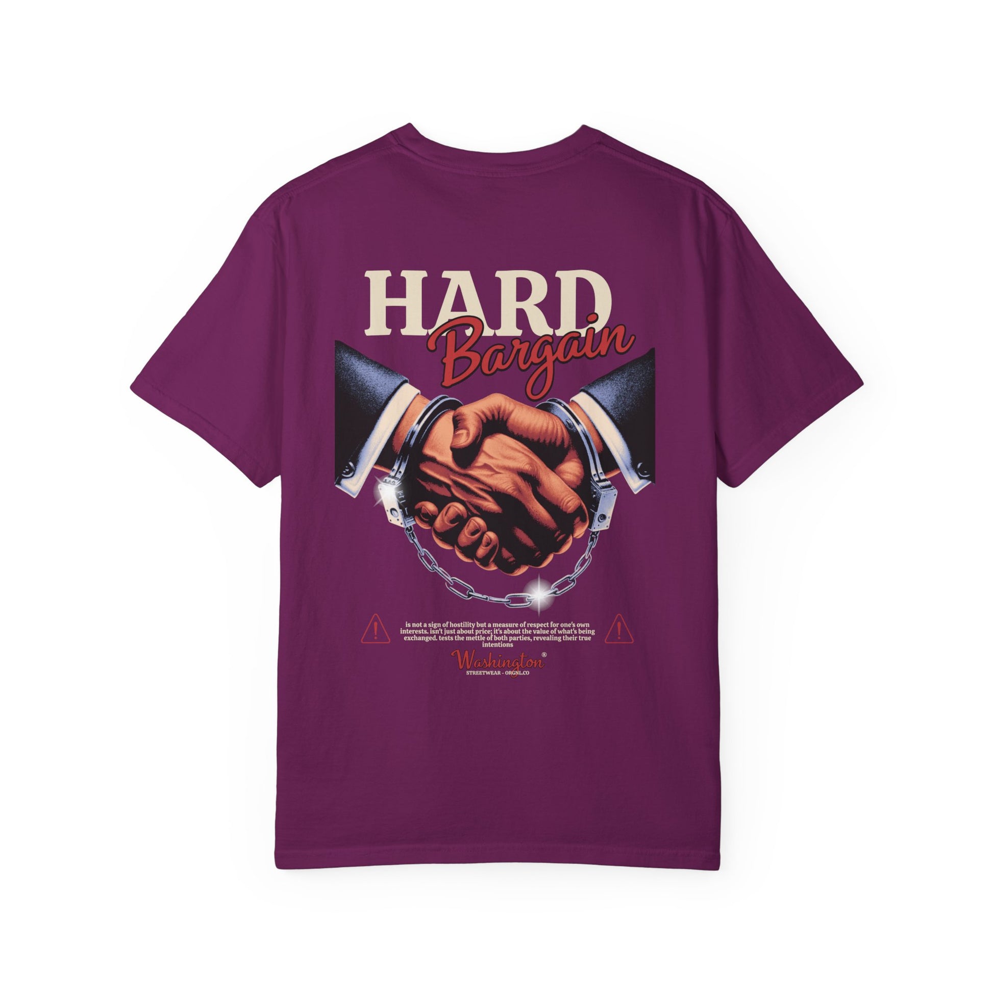 Garment-Dyed T-shirt Hard Bargain Graphic Tee