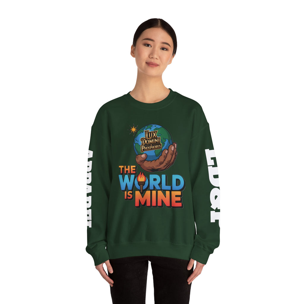 Graphic Sweatshirt - The World Is Mine LD&P APPAREL Design