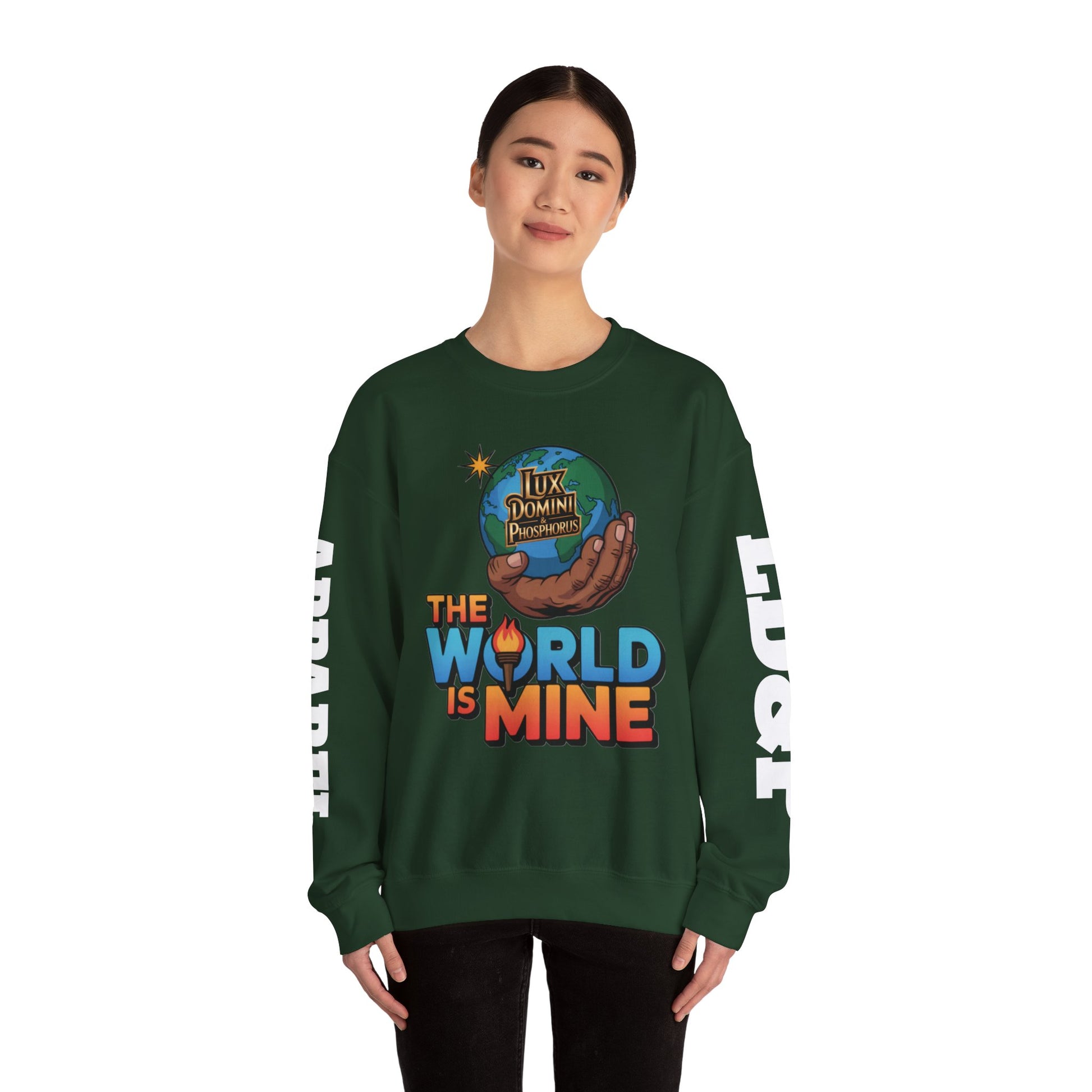 Graphic Sweatshirt - The World Is Mine LD&P APPAREL Design