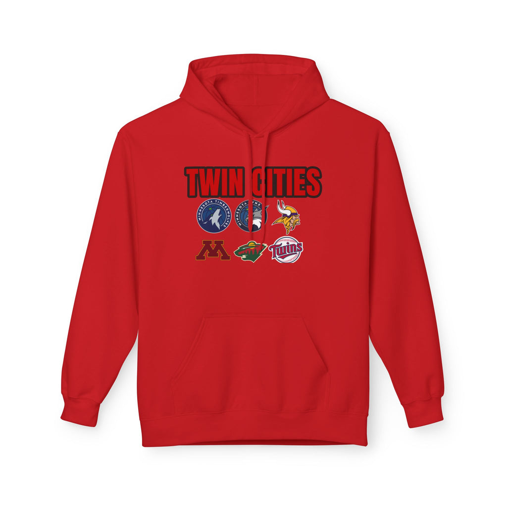 Fleece Hoodie Twin Cities Minneapolis St Paul Design