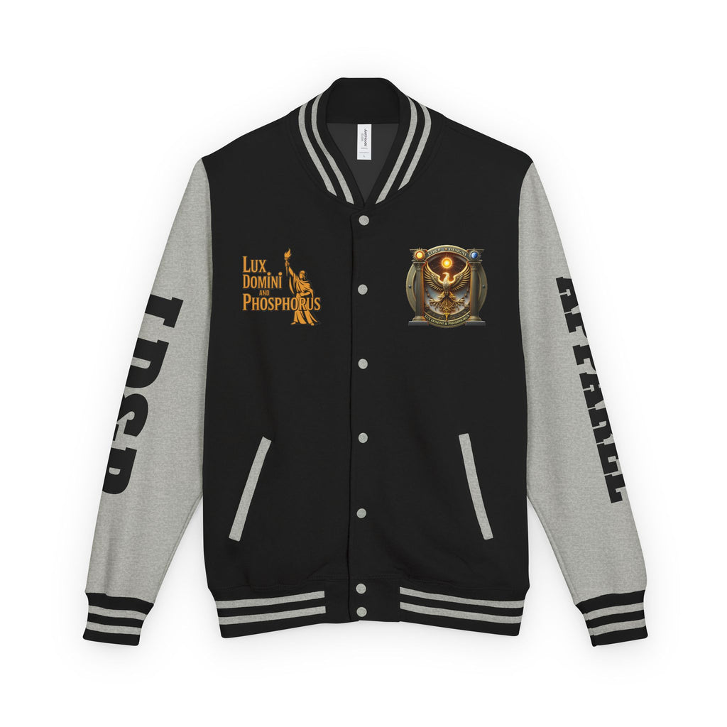 Letterman Jacket LD&P APPAREL Logo Design