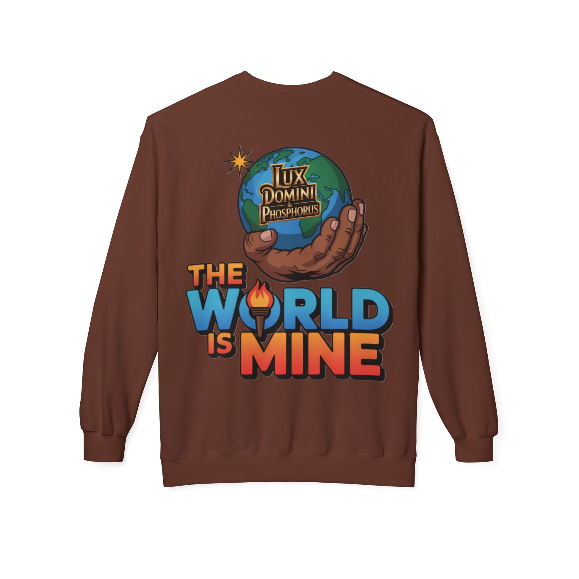 "The World Is Mine"  Design 2 Crewneck Sweatshirt