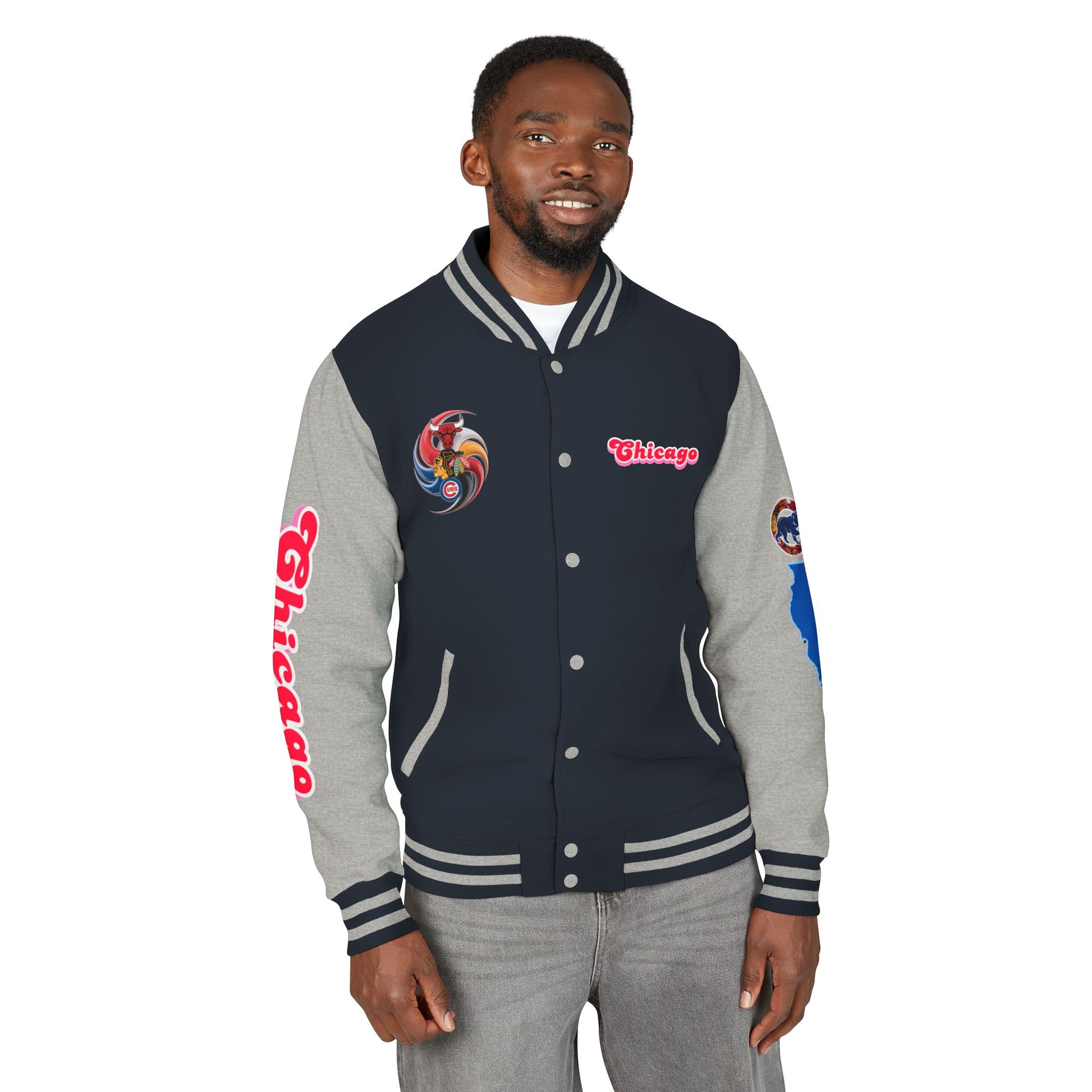 Letterman Jacket Chicago Design