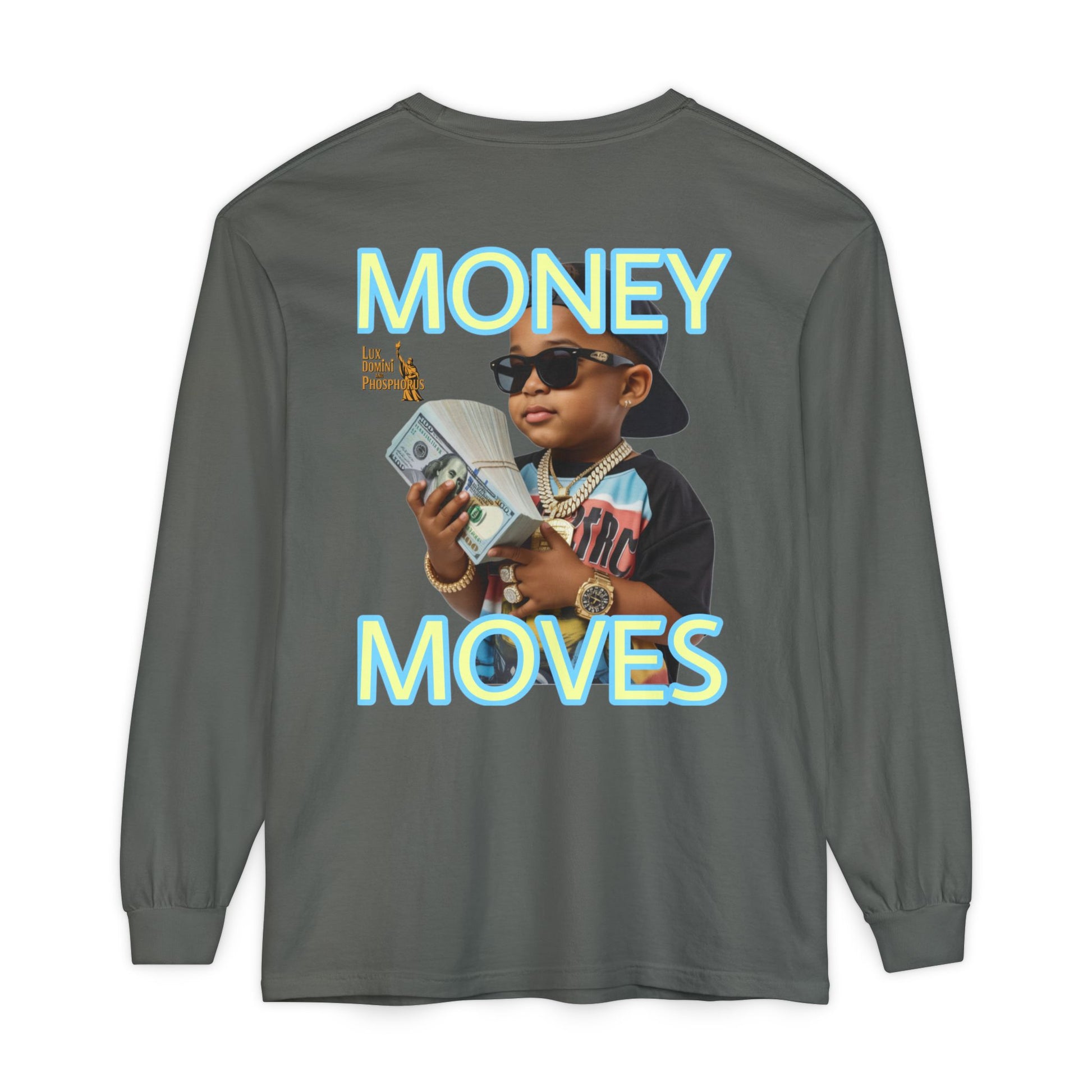 Long Sleeve T-Shirt - Money Moves LD&P APPAREL
