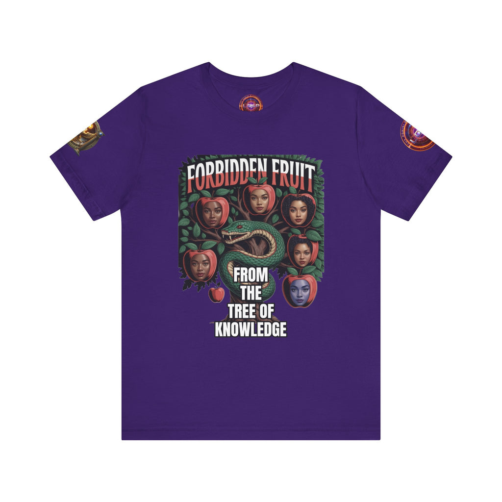 Short Sleeve Tee - Tree of Knowledge Forbidden Fruit Design