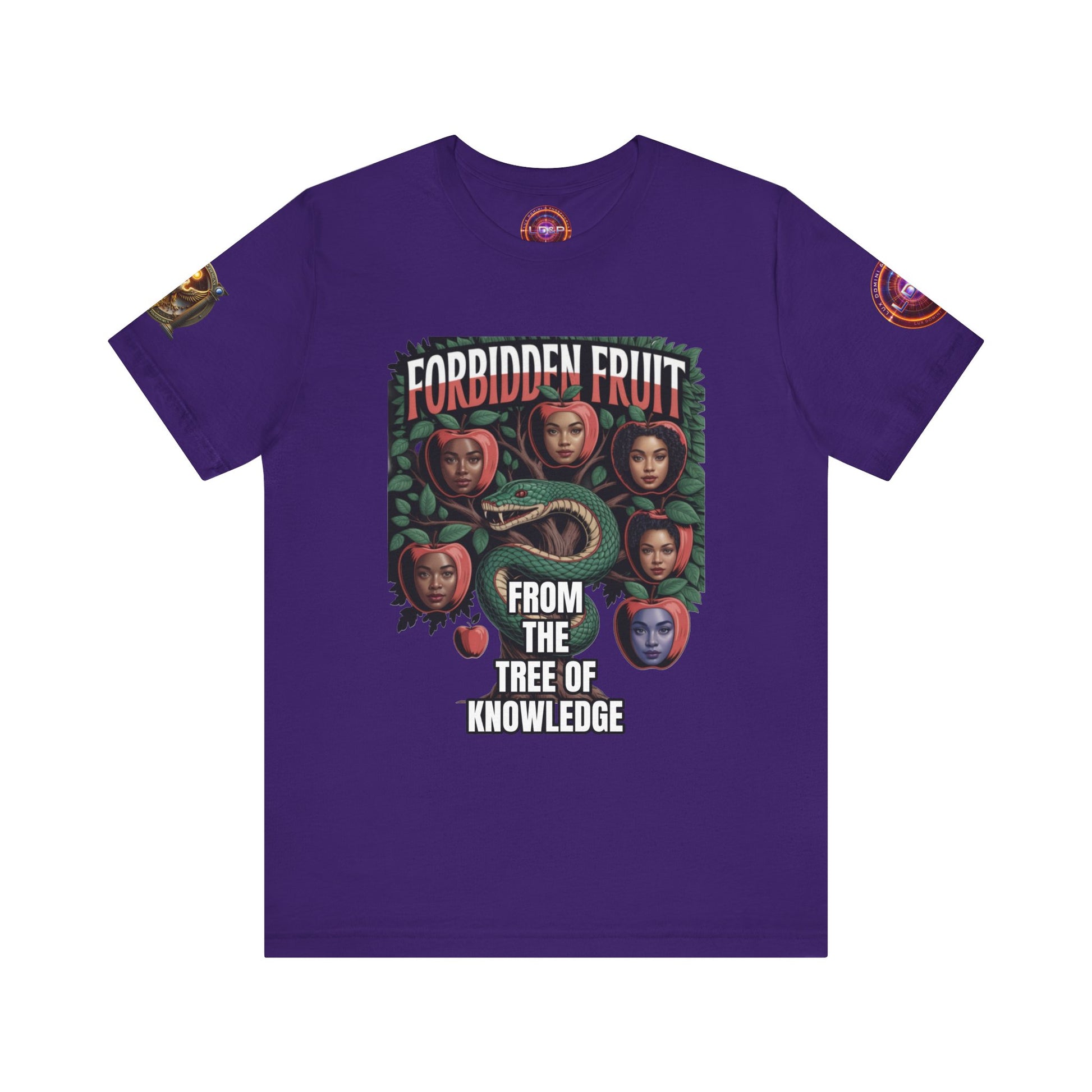 Short Sleeve Tee - Tree of Knowledge Forbidden Fruit Design