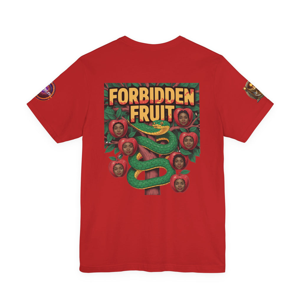 Short Sleeve Tee - Tree of Knowledge Forbidden Fruit Design
