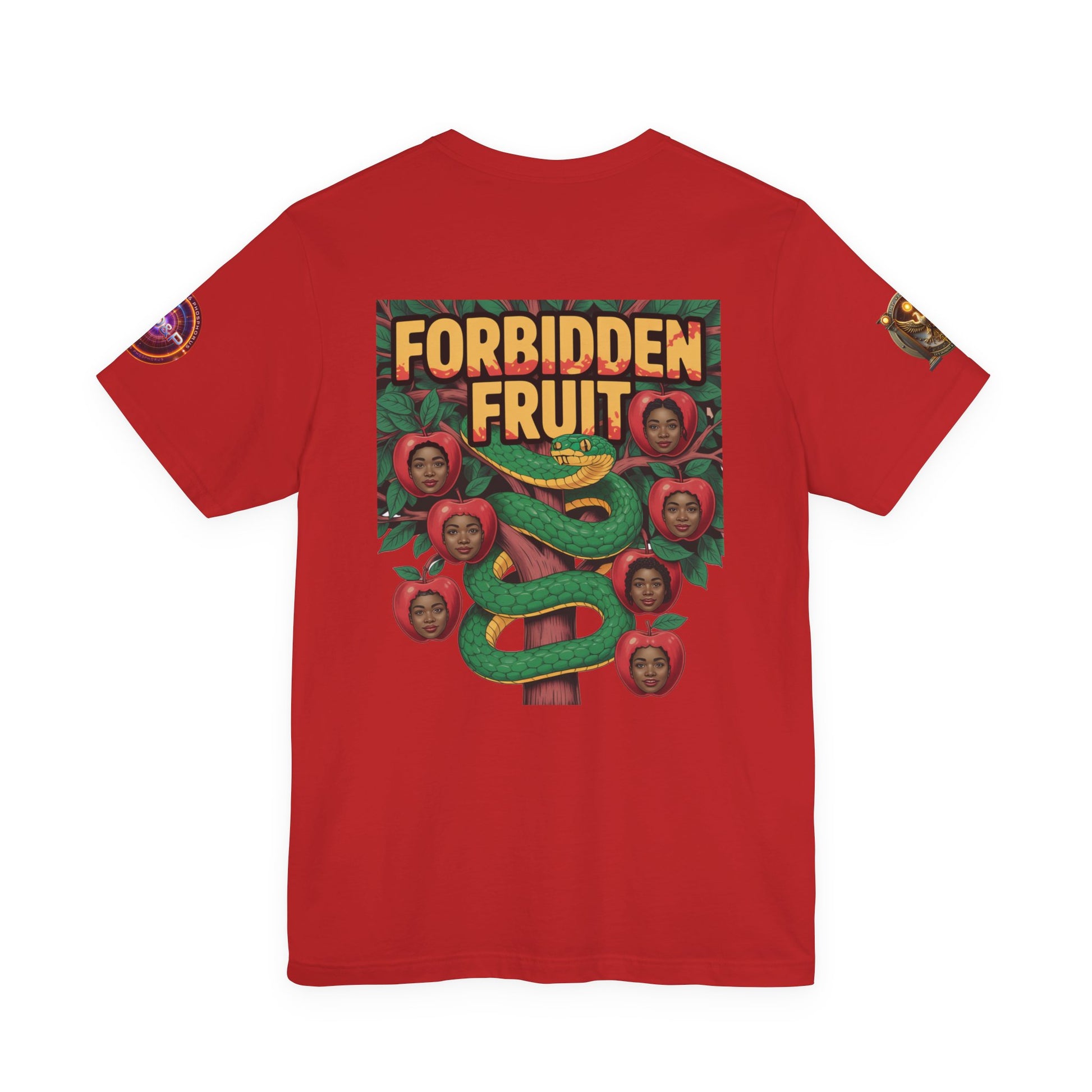 Short Sleeve Tee - Tree of Knowledge Forbidden Fruit Design