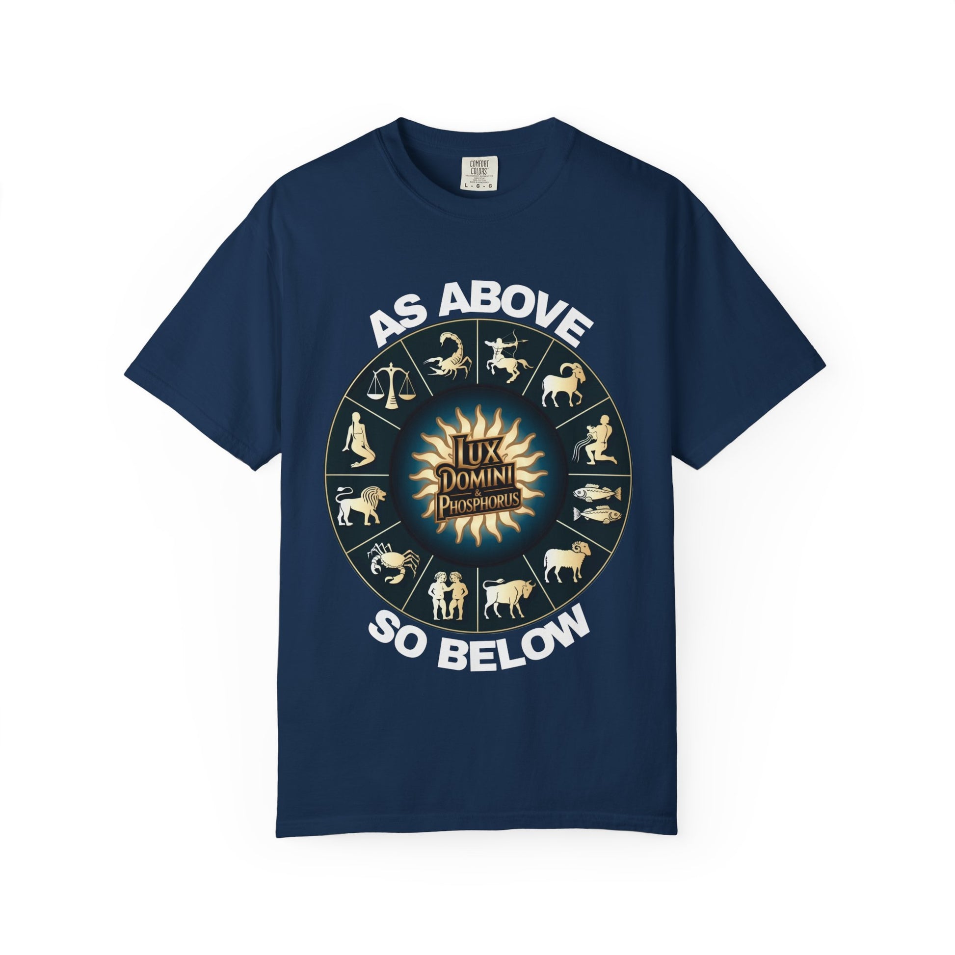 Zodiac Unisex T-Shirt - As above so below design
