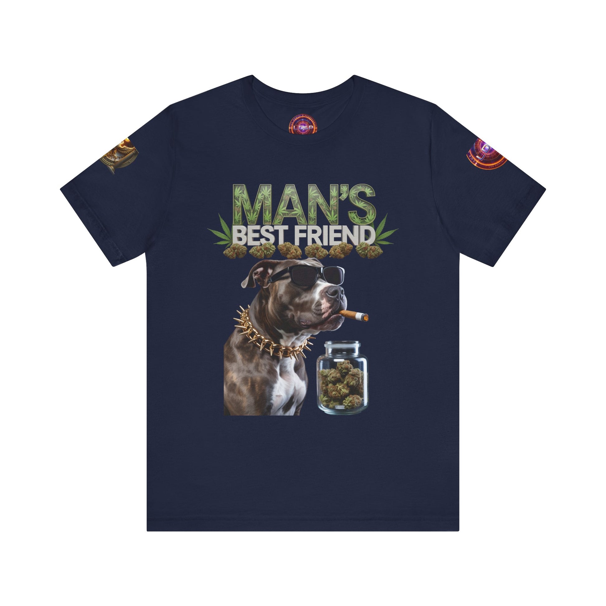 Unisex Tee Man's Best Friend Weed Design Shirt