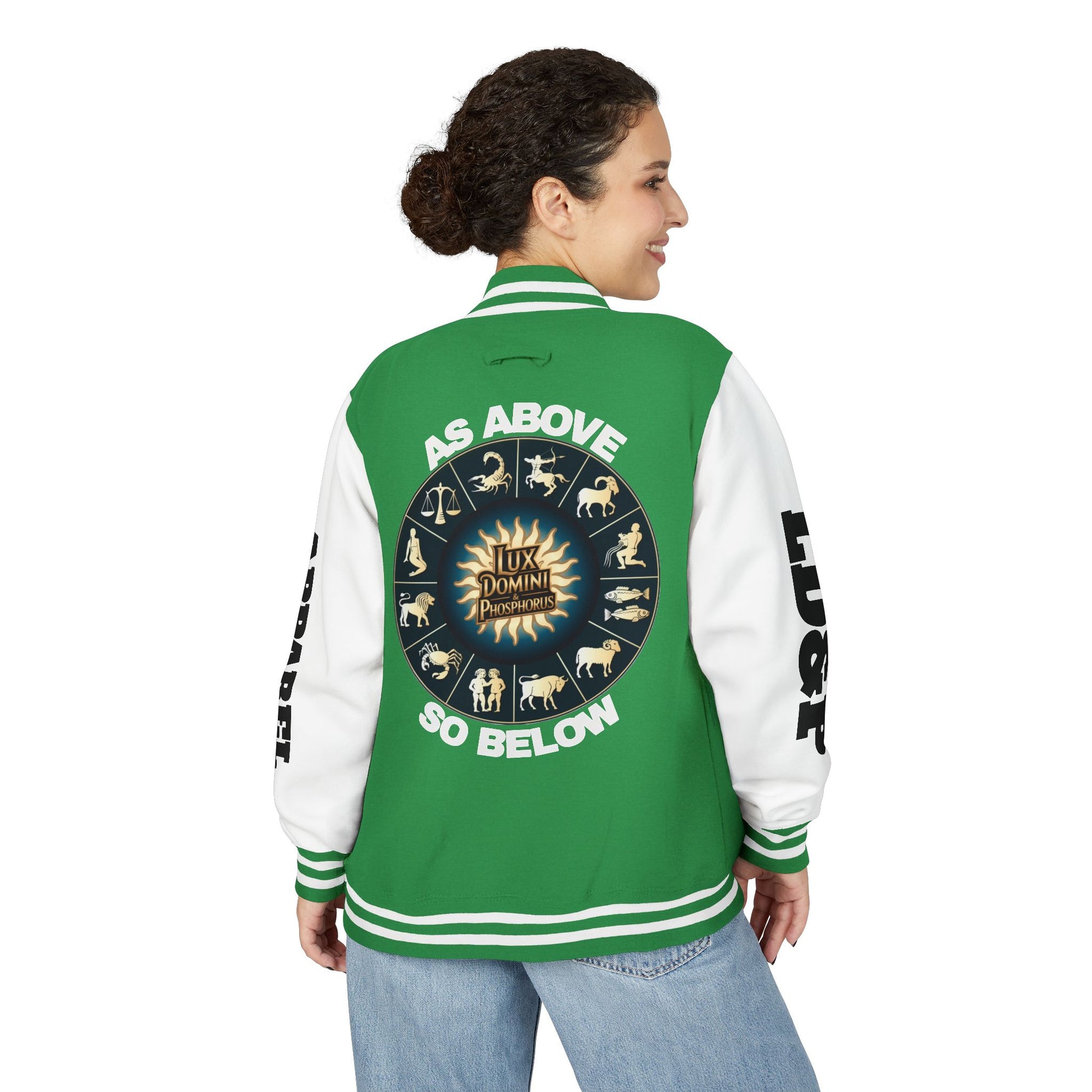 Letterman Jacket - As above so below LD&P APPAREL Design