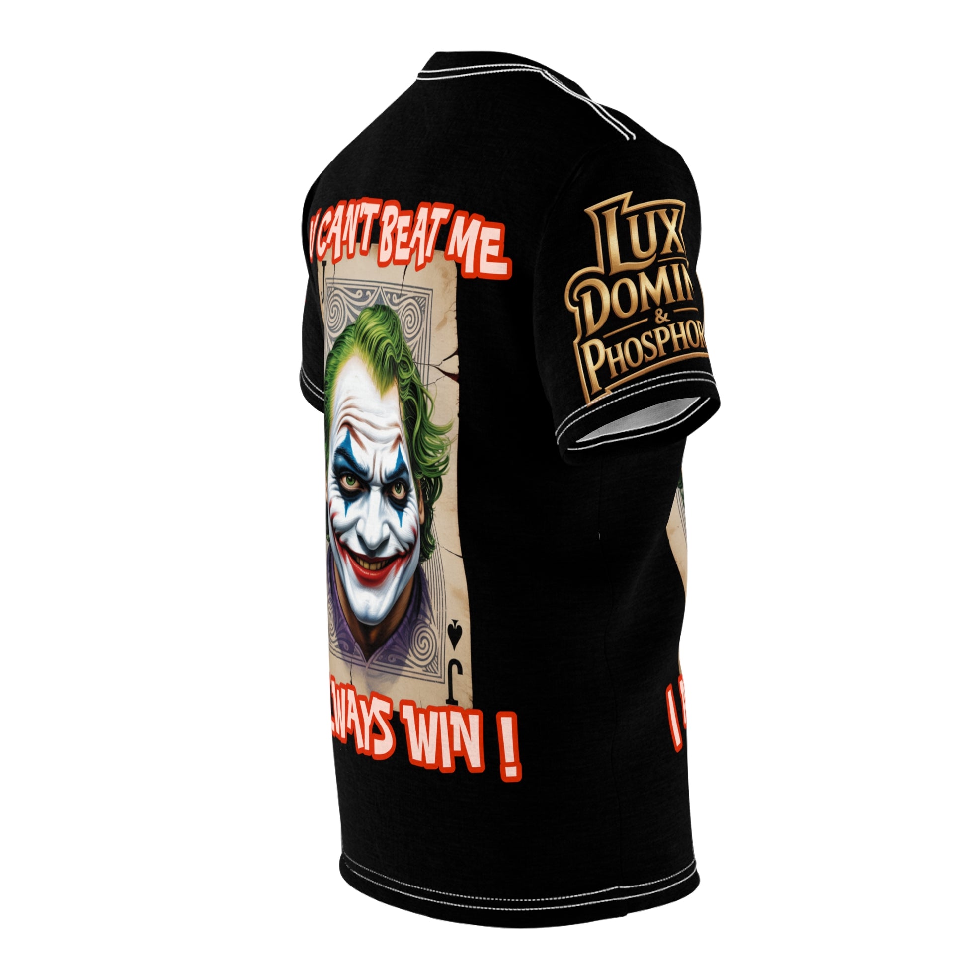 LD&P APPAREL "U Can't Beat Me I Always Win" Graphic Tee Shirt black