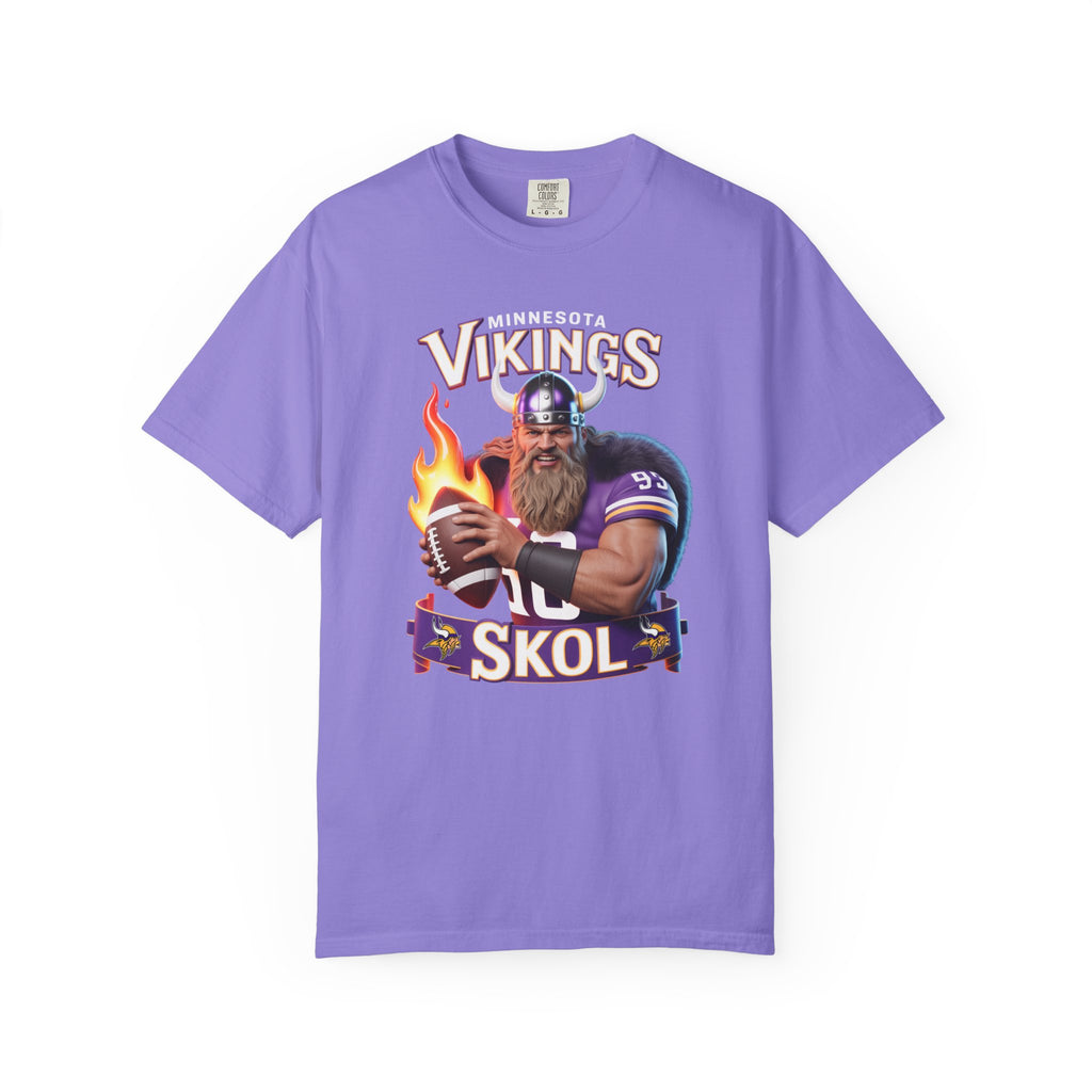 T-Shirt - Minnesota Vikings SKOL Unisex Garment-Dyed Tee