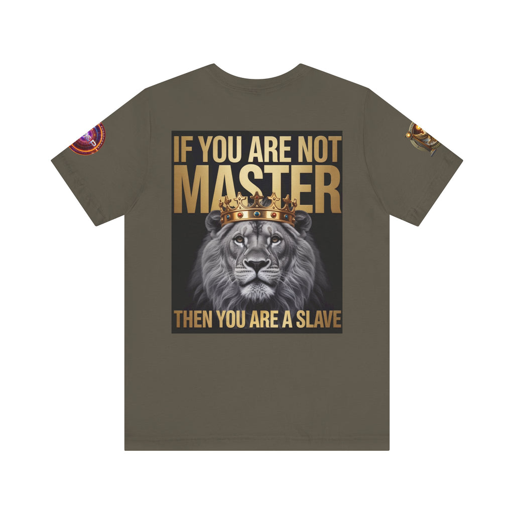 T-Shirt Master or slave LD&amp;P APPAREL Design Unisex Jersey Short Sleeve Tee